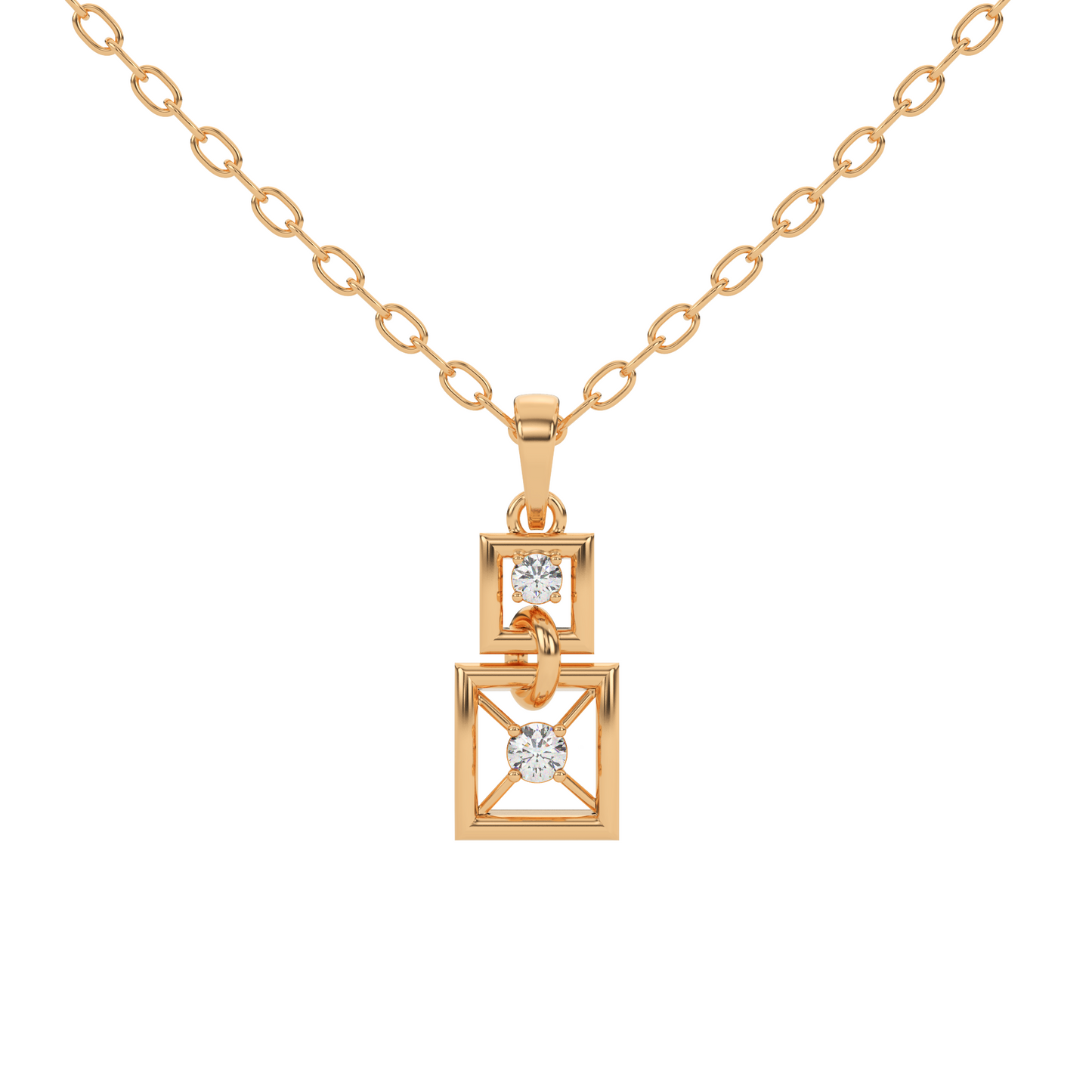Enchanted Radiance Natural Diamond Pendant