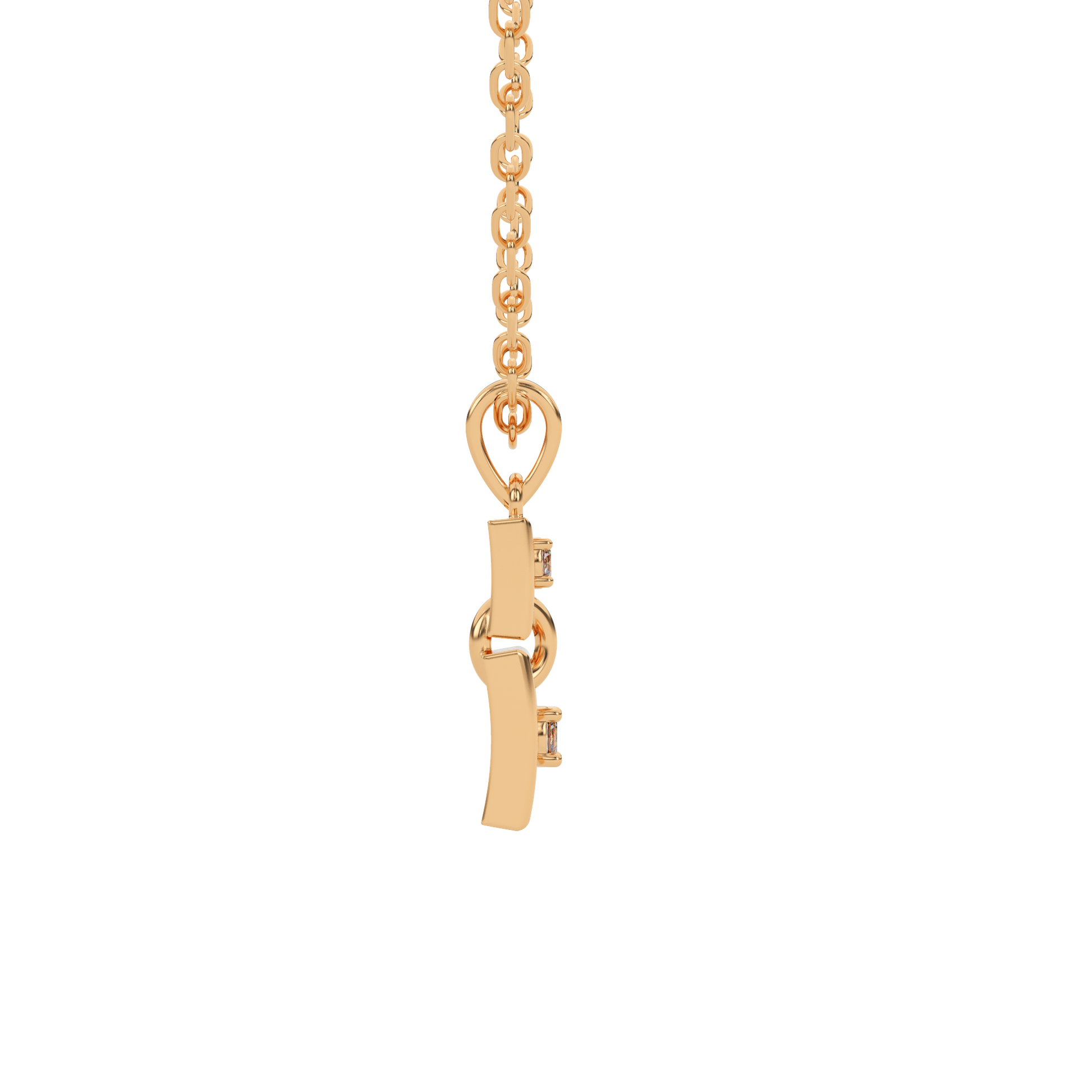 14 Kt Yellow Gold Diamond Charms & Pendants