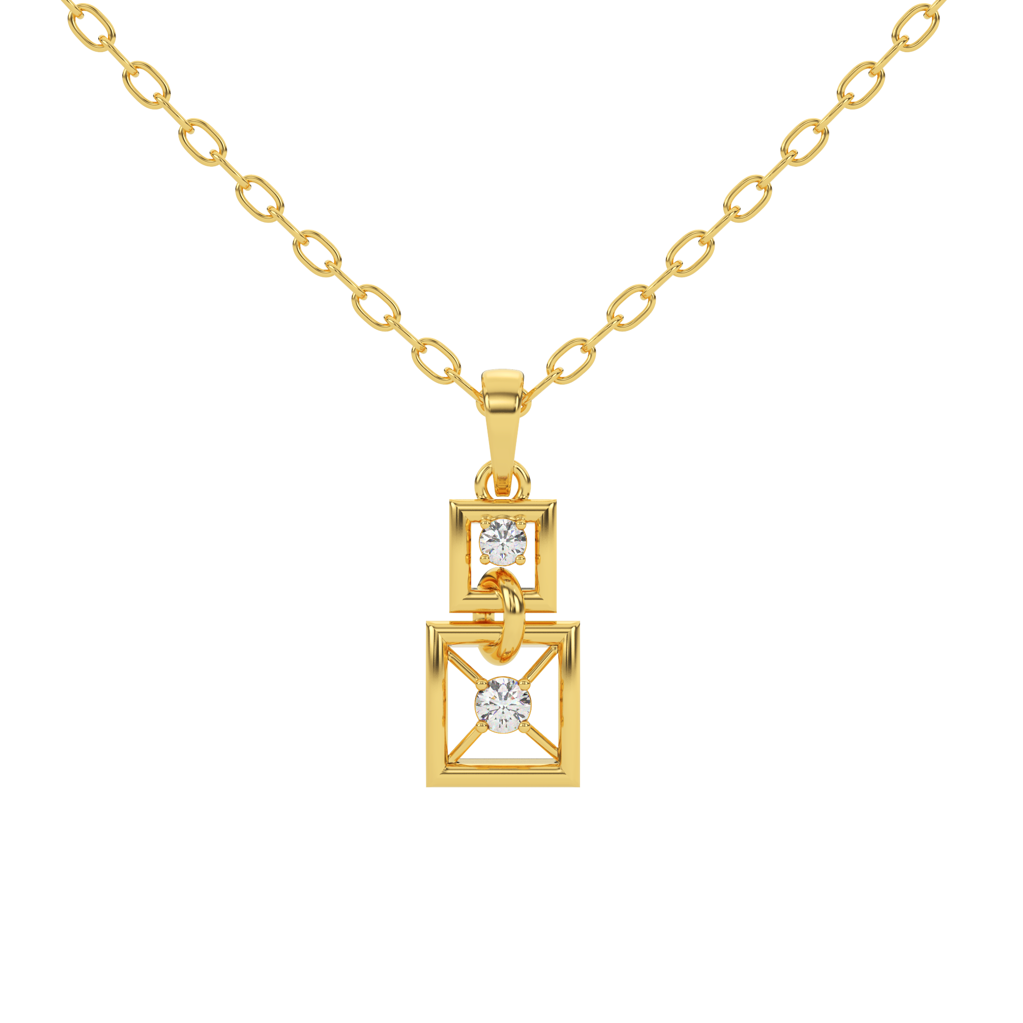 Enchanted Radiance Natural Diamond Pendant