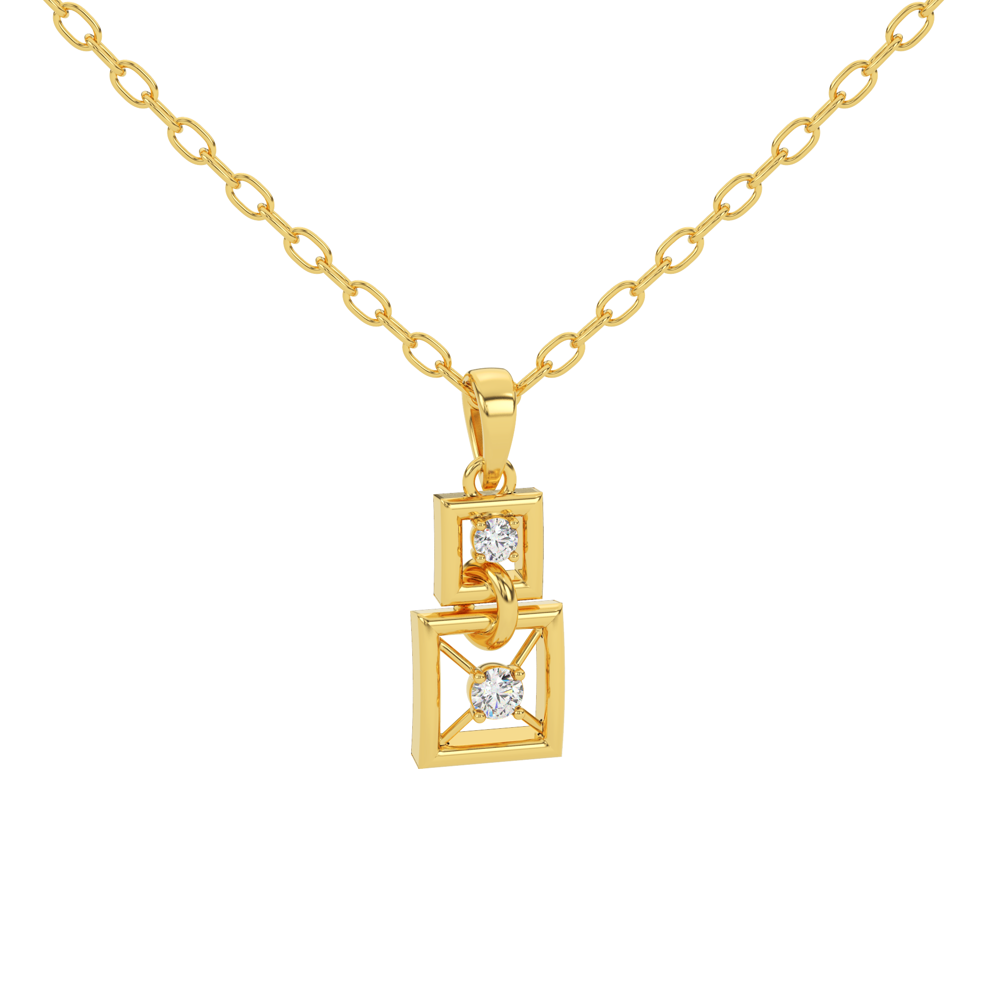 Enchanted Radiance Natural Diamond Pendant