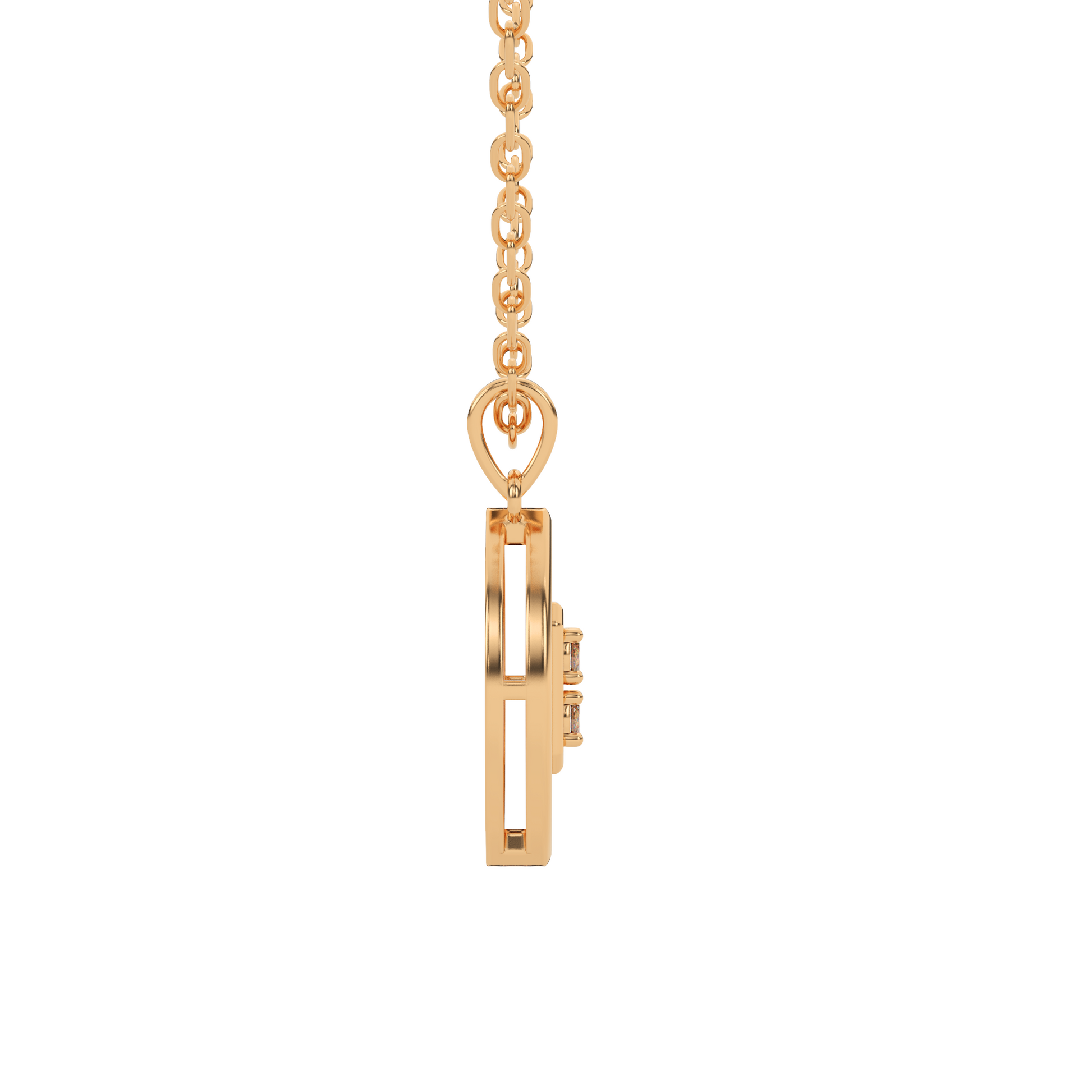14 Kt Yellow Gold Diamond Charms & Pendants