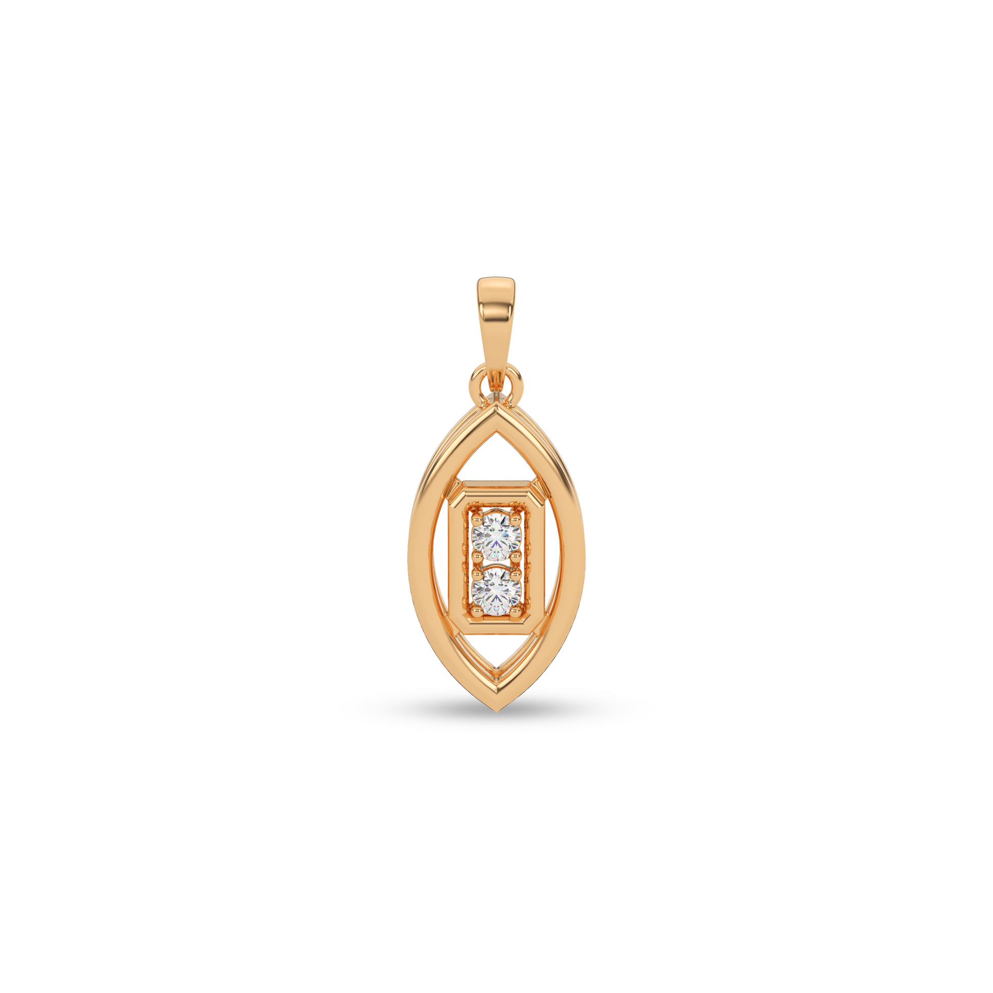 14 Kt Yellow Gold Diamond Charms & Pendants