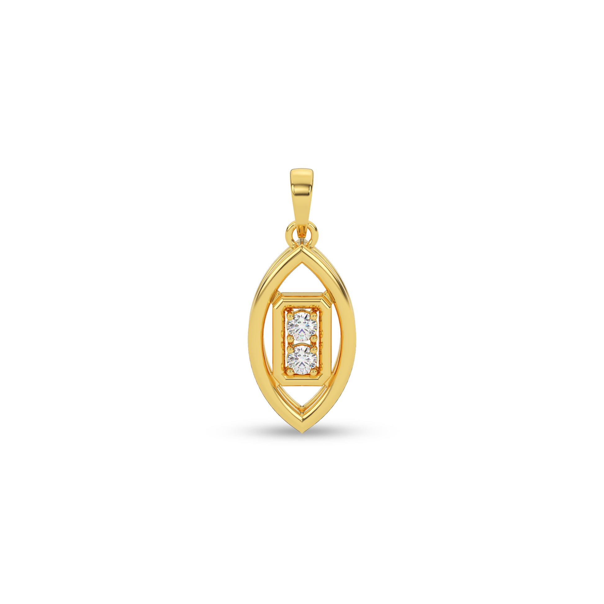 14 Kt Yellow Gold Diamond Charms & Pendants
