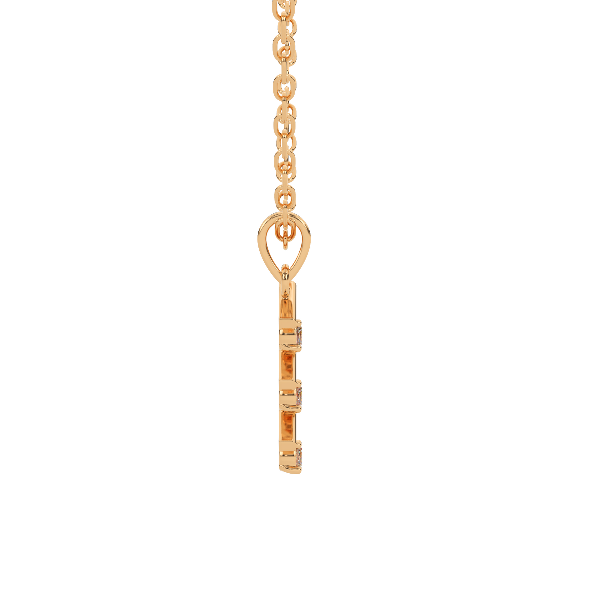 14 Kt Yellow Gold Diamond Charms & Pendants