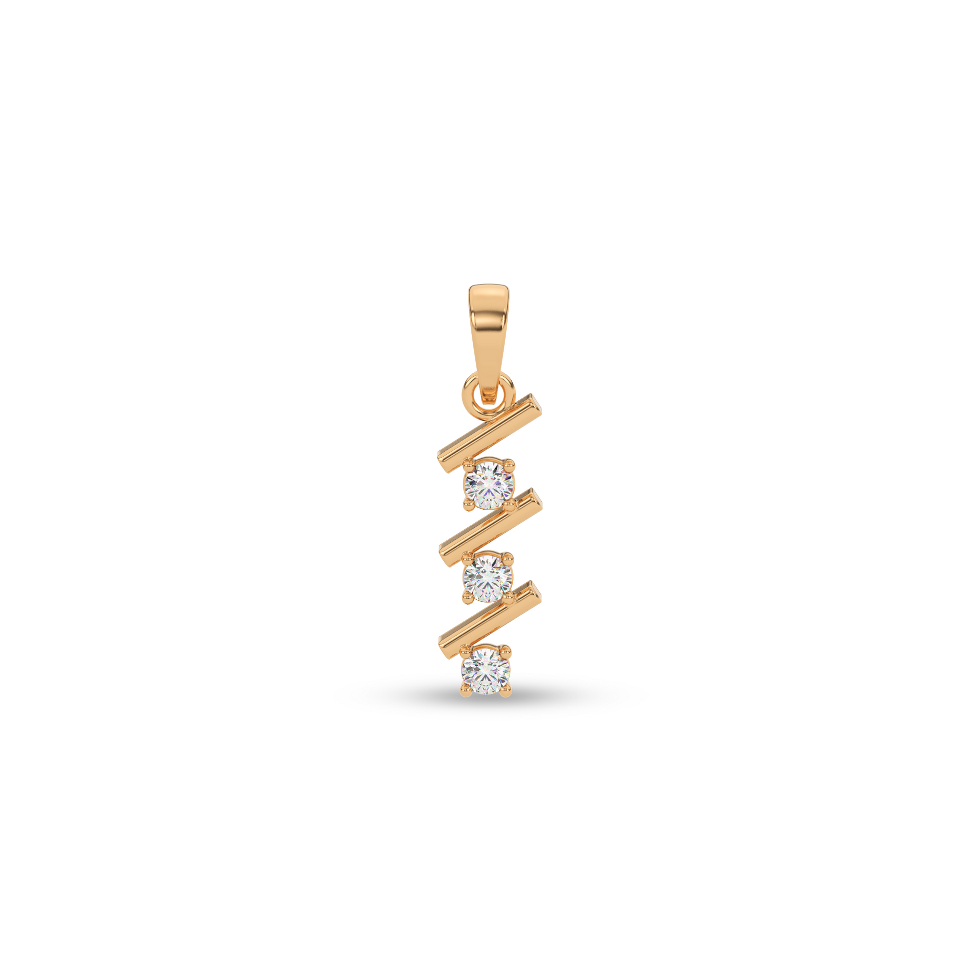 14 Kt Yellow Gold Diamond Charms & Pendants