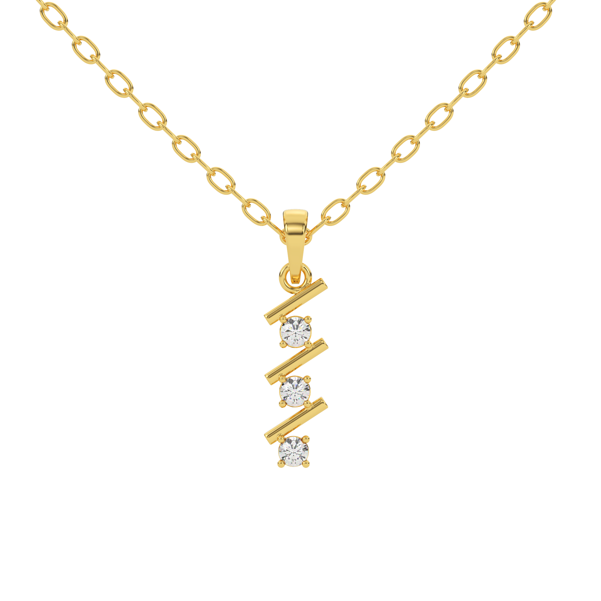 Diamond Shimmer Natural Diamond Pendant