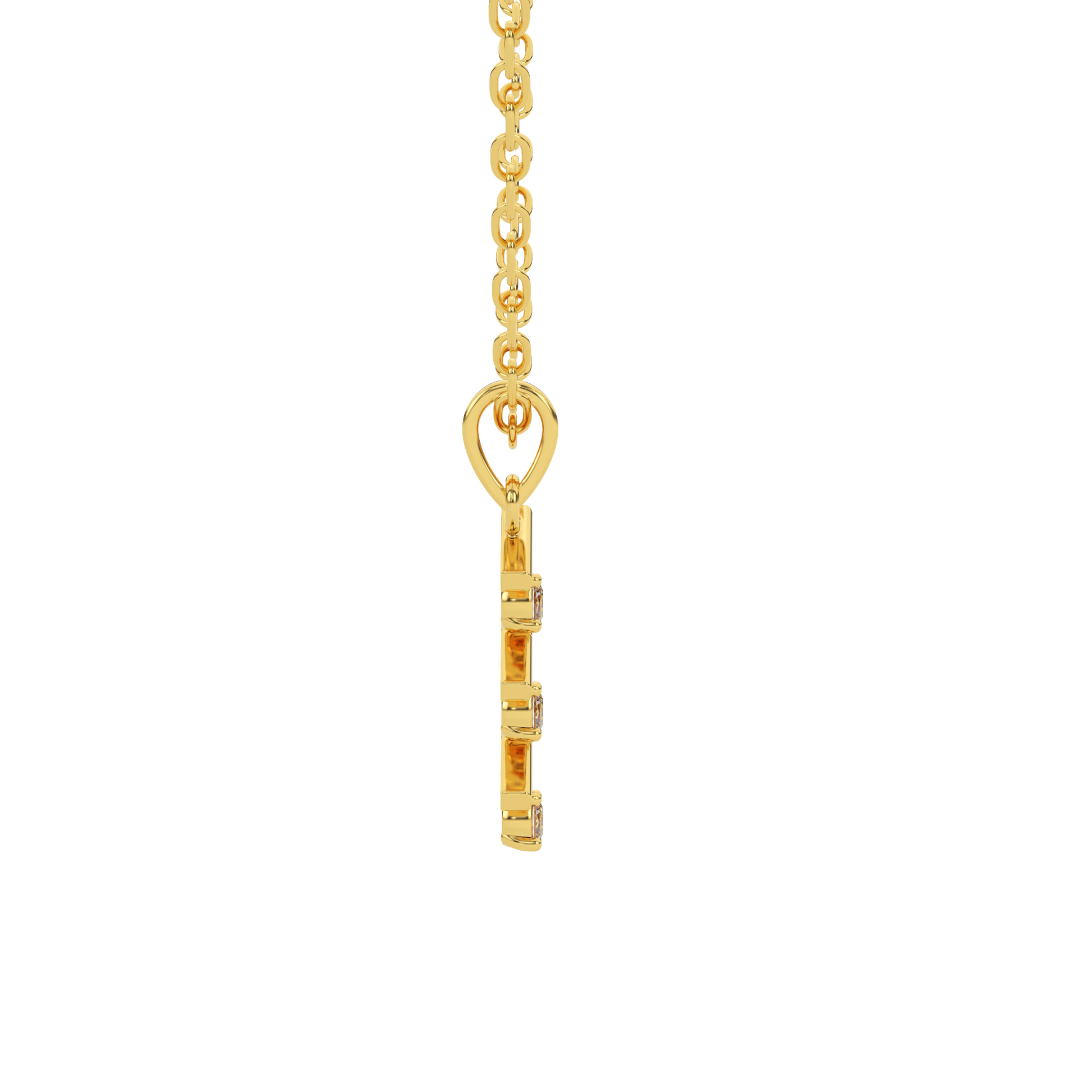 14 Kt Yellow Gold Diamond Charms & Pendants