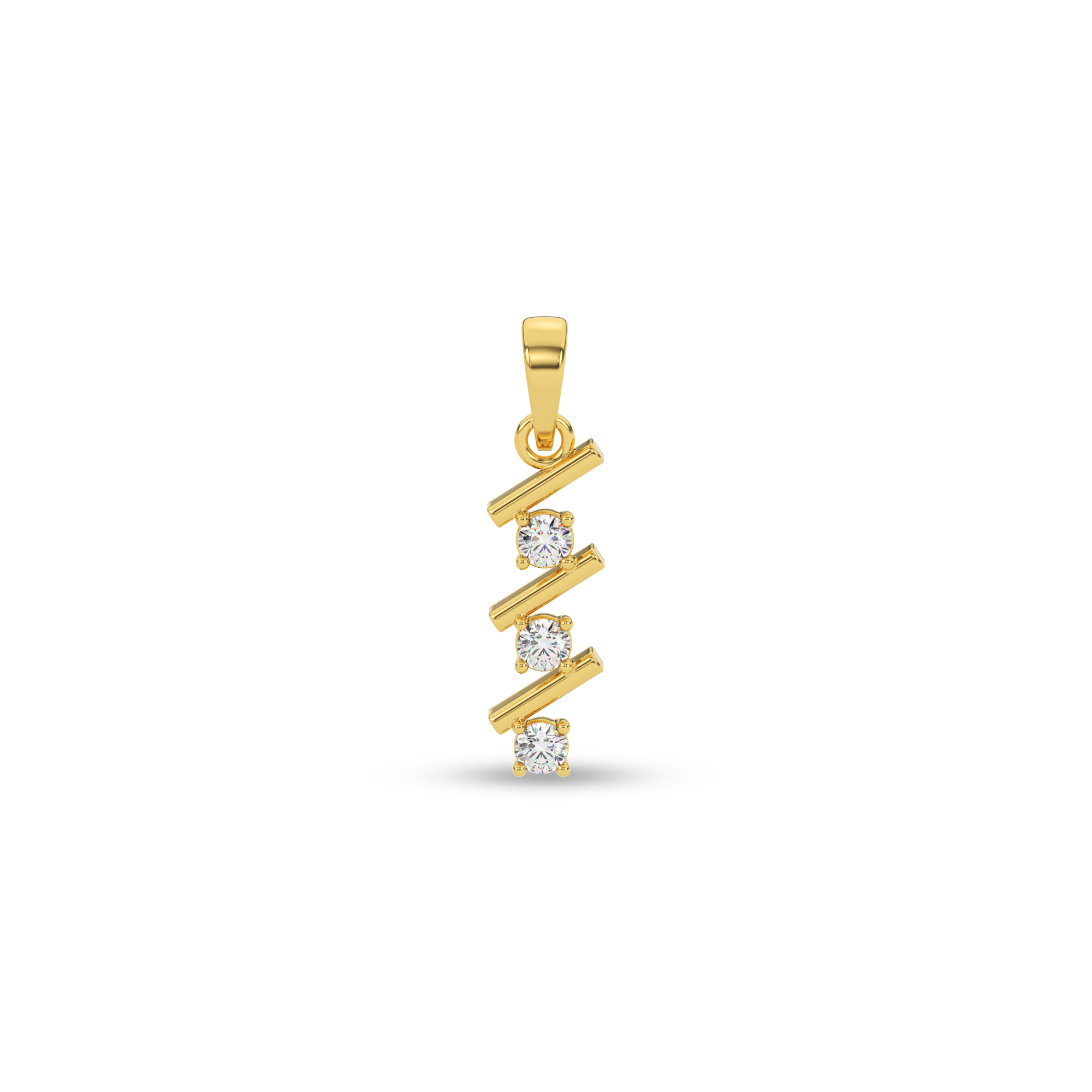 Diamond Shimmer Natural Diamond Pendant