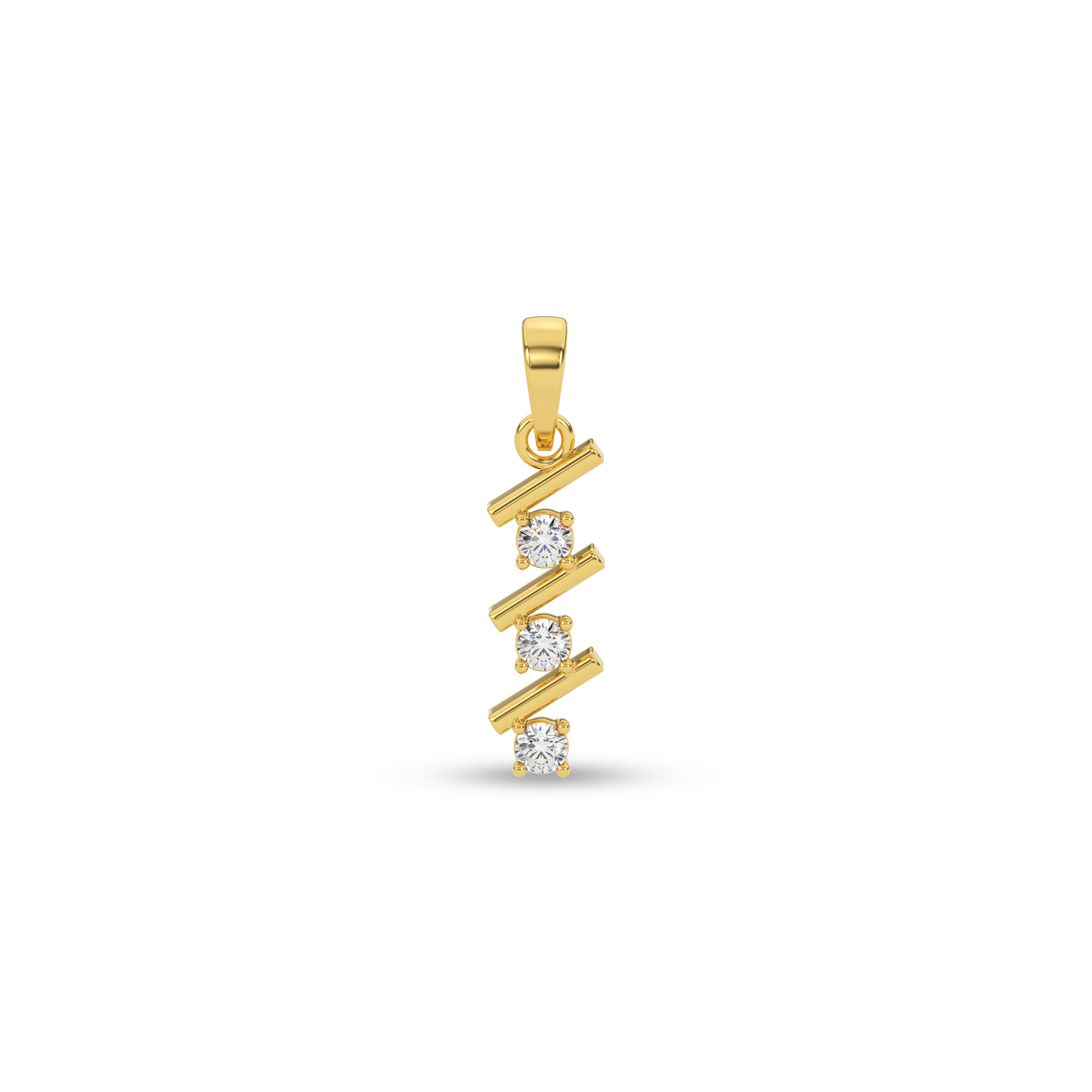 14 Kt Yellow Gold Diamond Charms & Pendants