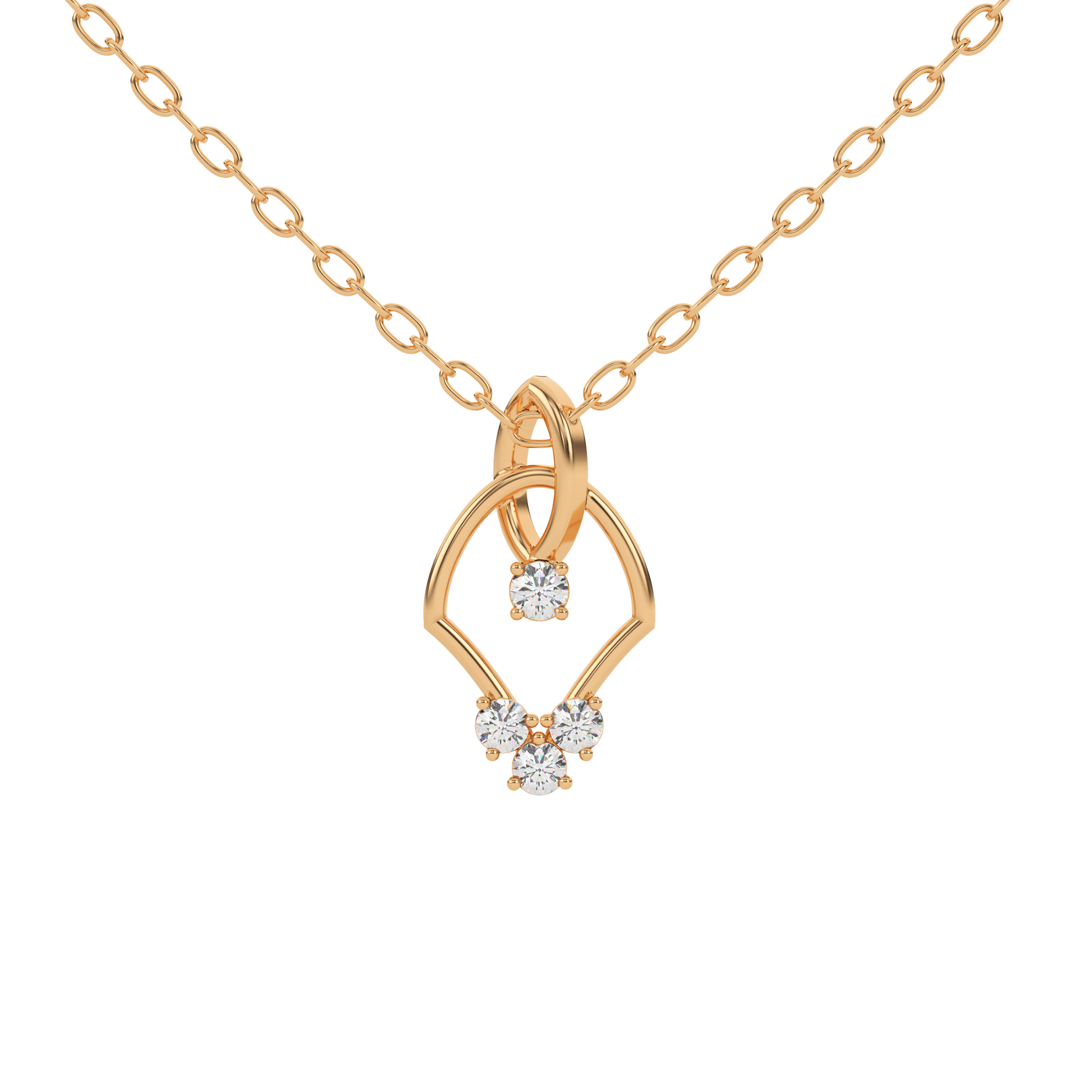 14 Kt Yellow Gold Diamond Charms & Pendants