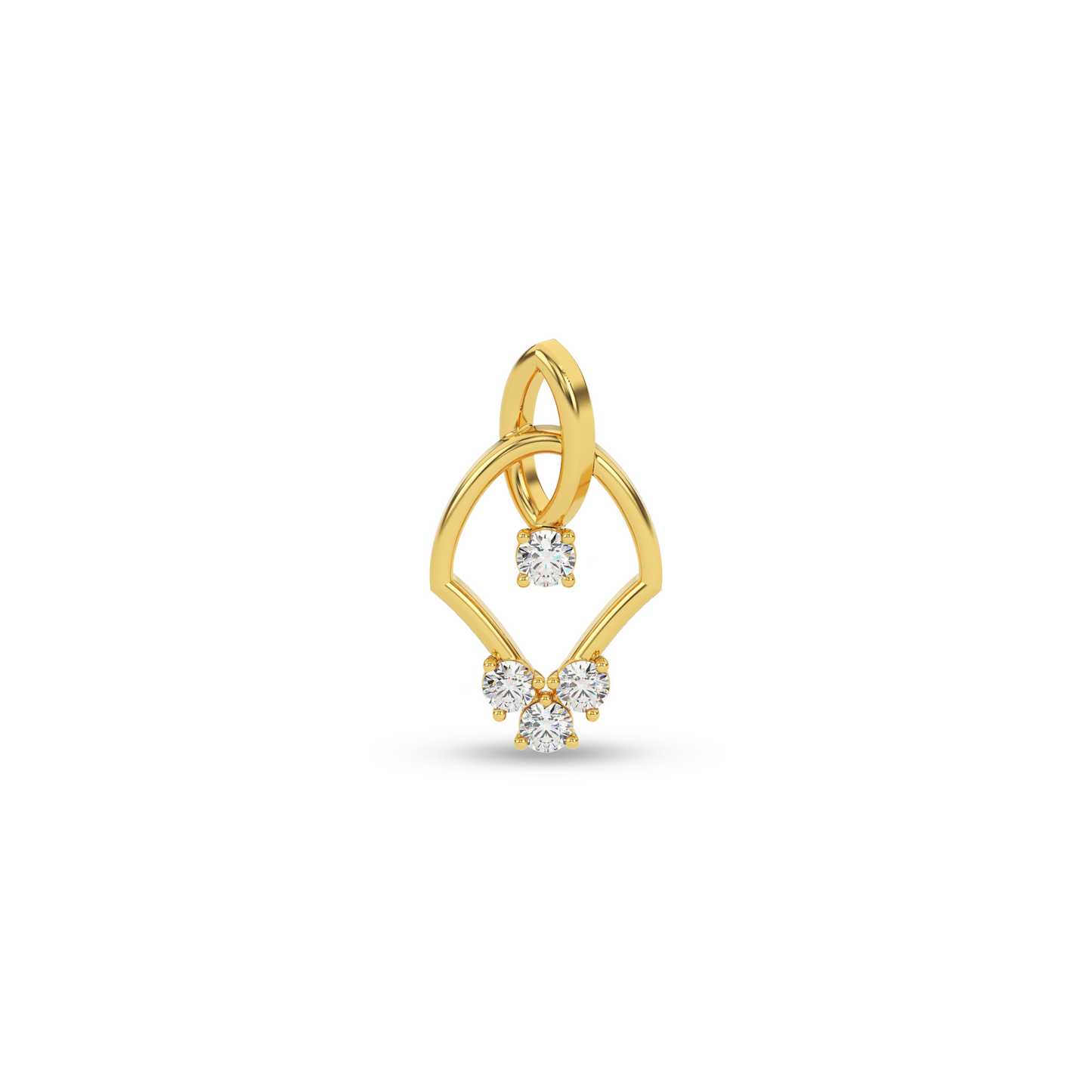 Radiant Allure Natural Diamond Pendant