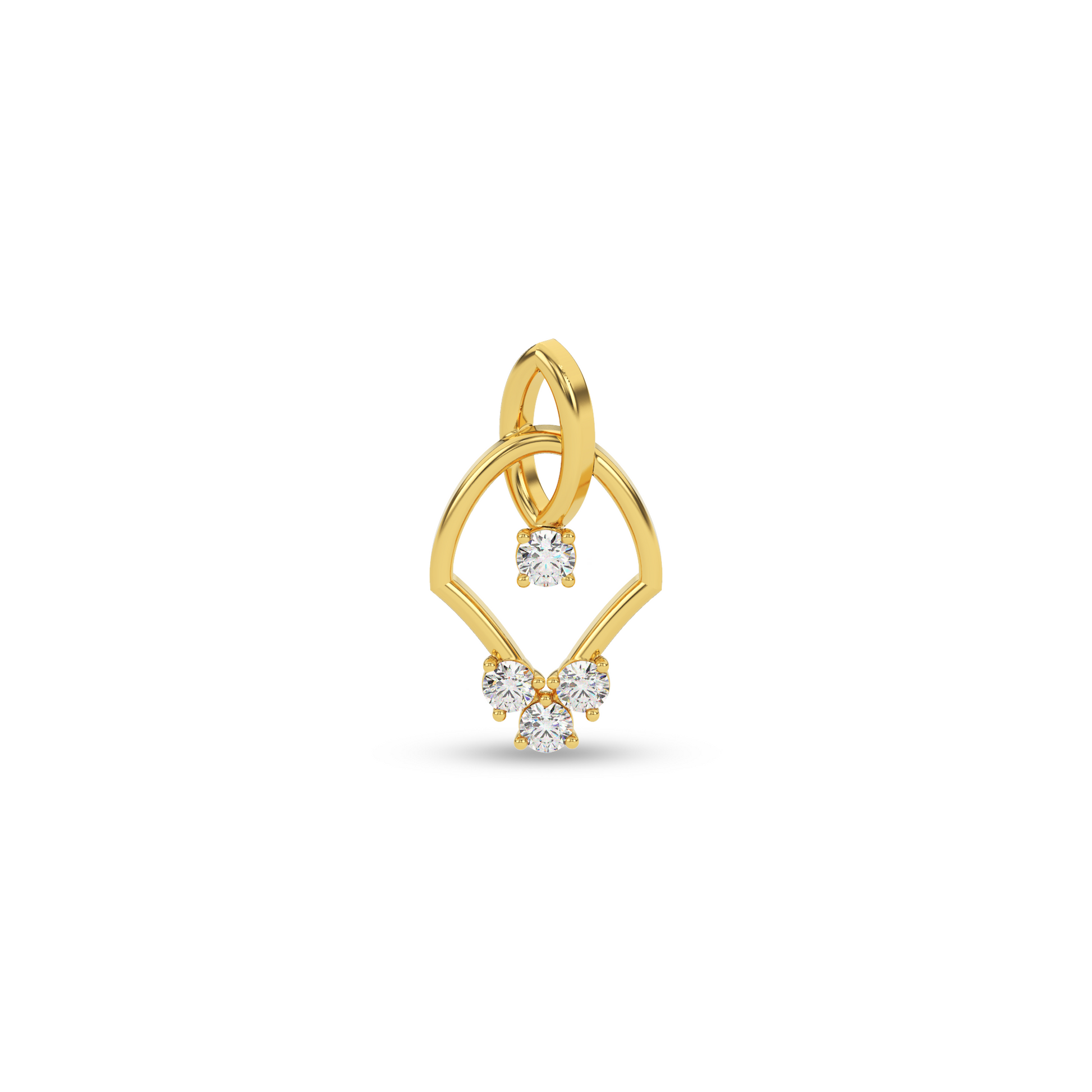 14 Kt Yellow Gold Diamond Charms & Pendants
