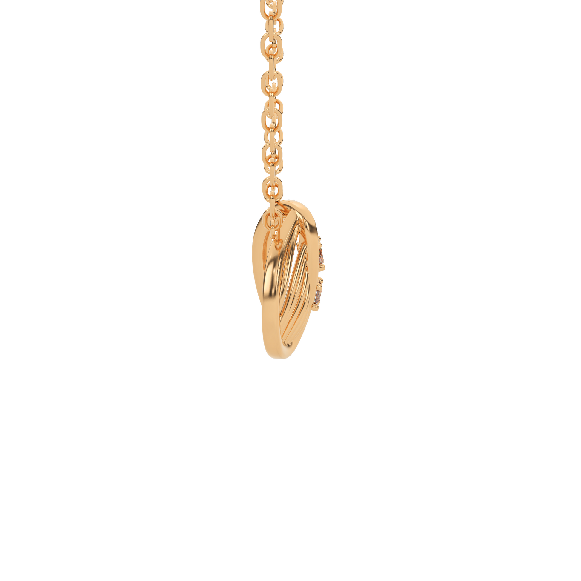 14 Kt Yellow Gold Diamond Charms & Pendants