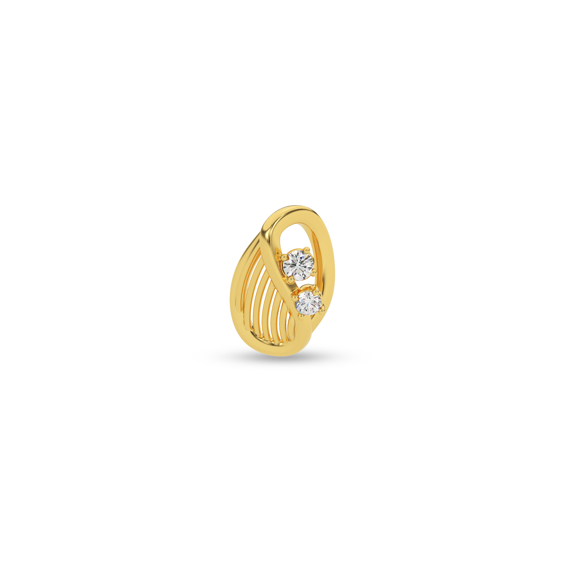 14 Kt Yellow Gold Diamond Charms & Pendants