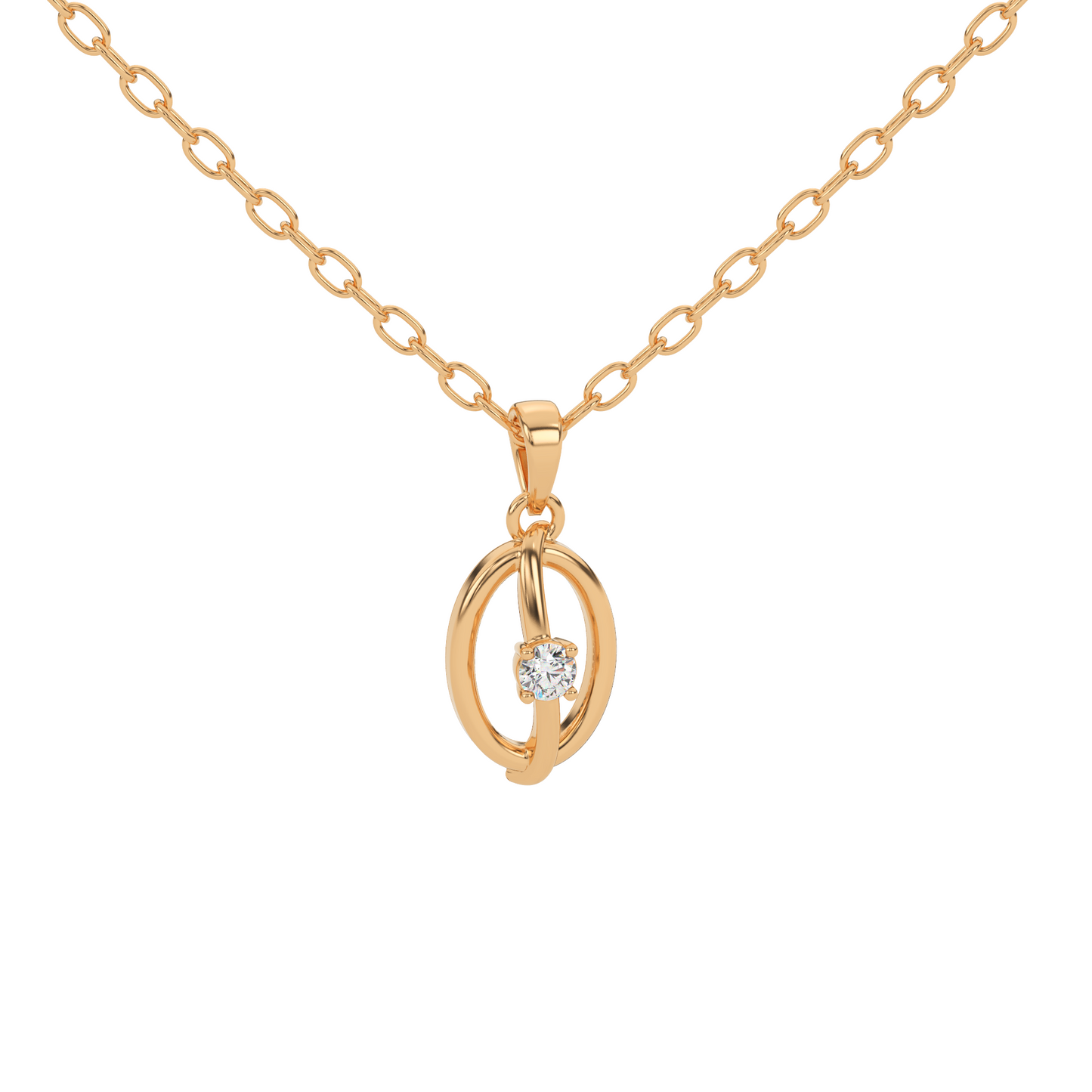 Dazzling Grace Natural Diamond Pendant