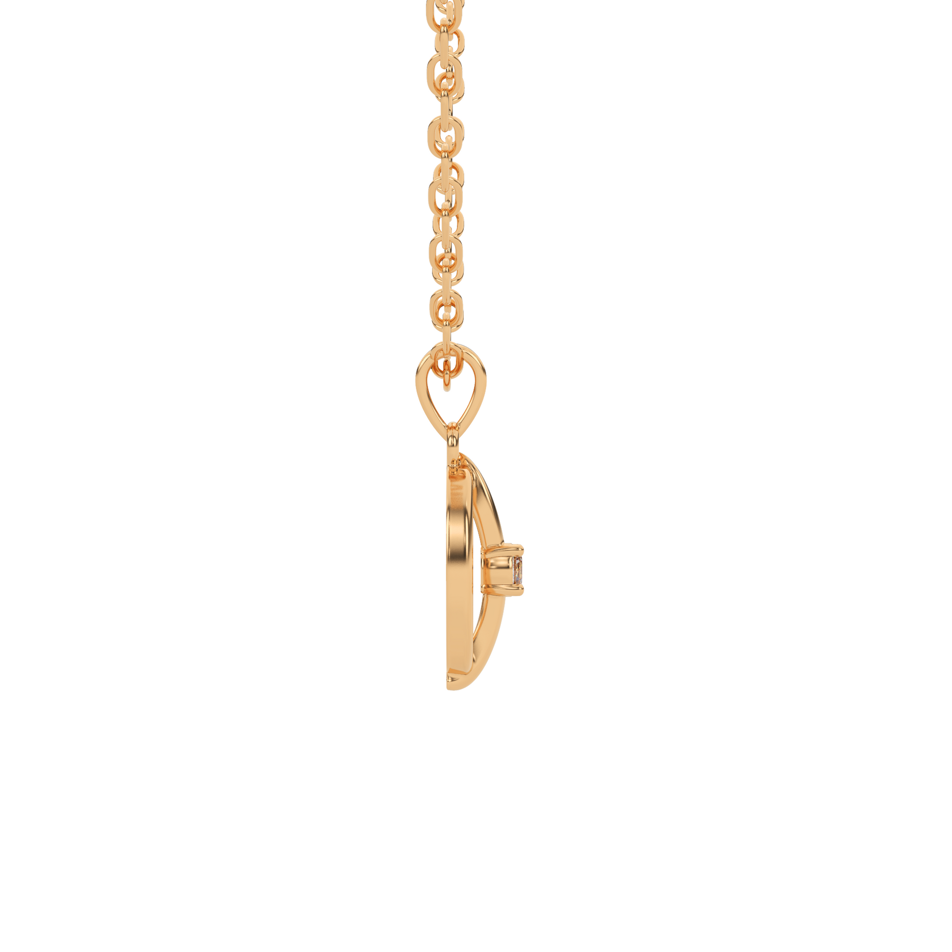 14 Kt Yellow Gold Diamond Charms & Pendants