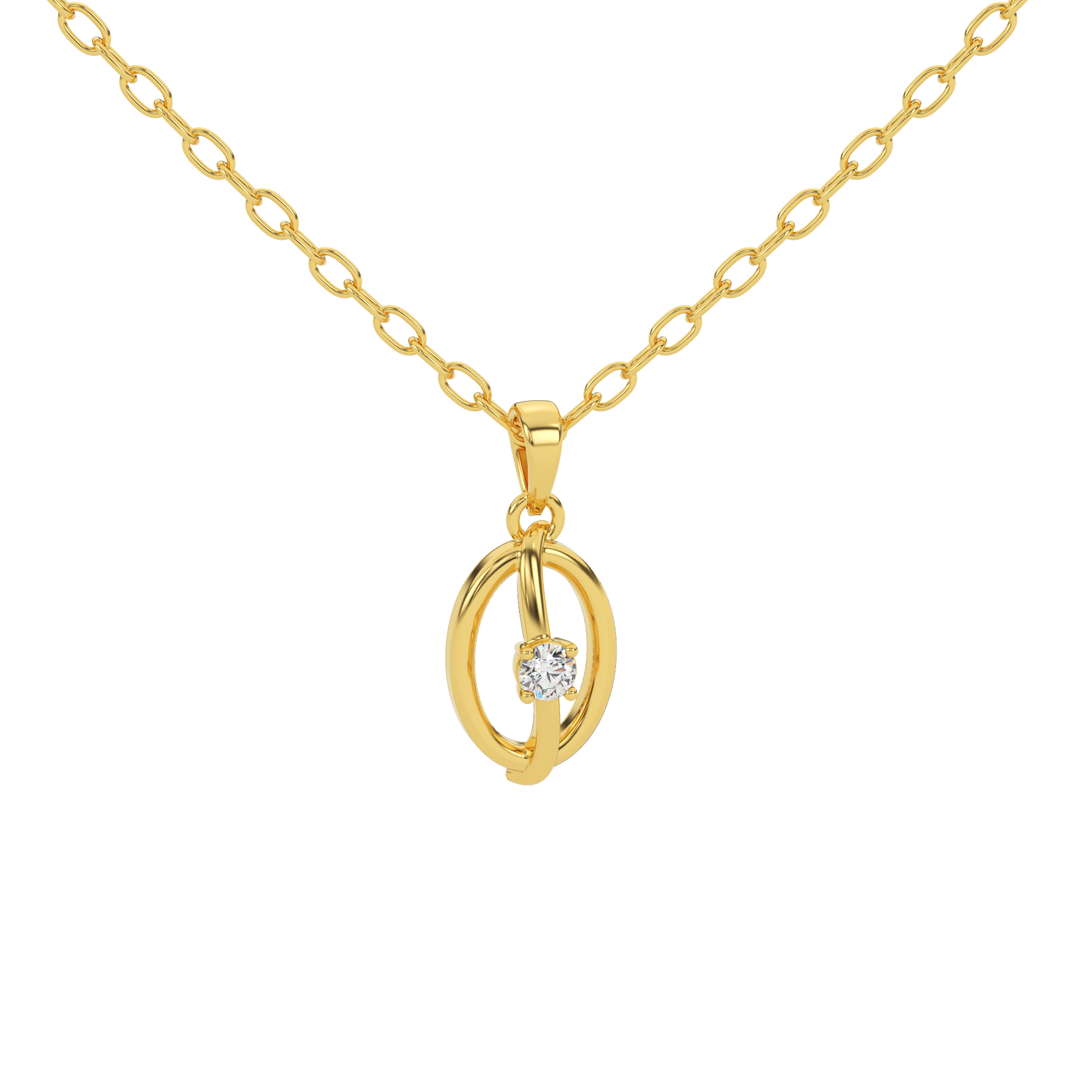 14 Kt Yellow Gold Diamond Charms & Pendants