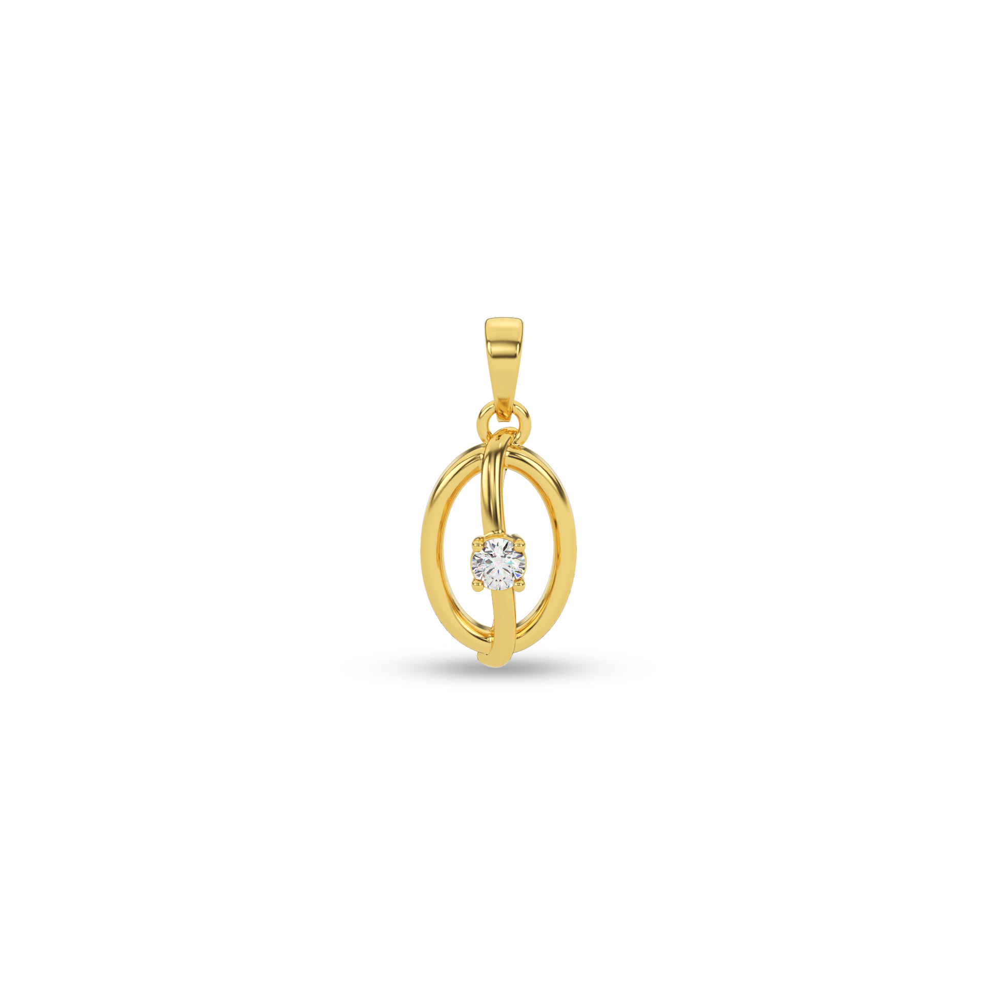 14 Kt Yellow Gold Diamond Charms & Pendants