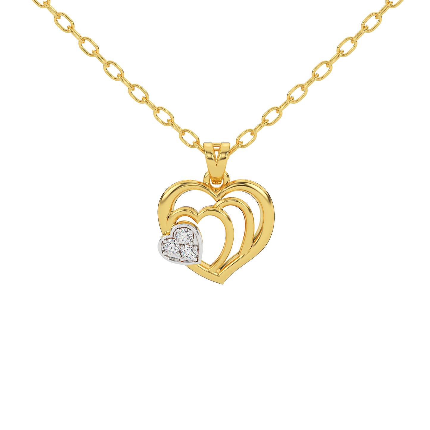 Enchanted Romance Natural Diamond Pendant