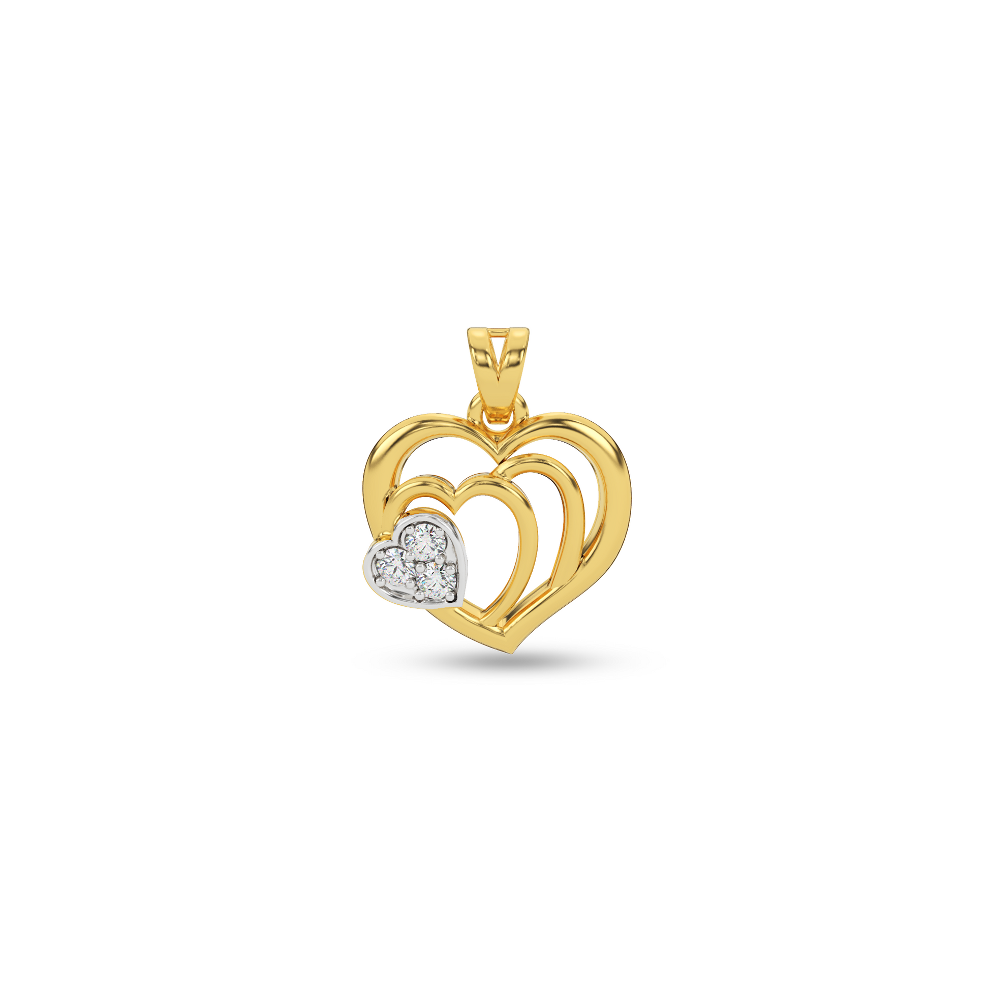 14 Kt Yellow Gold Diamond Charms & Pendants