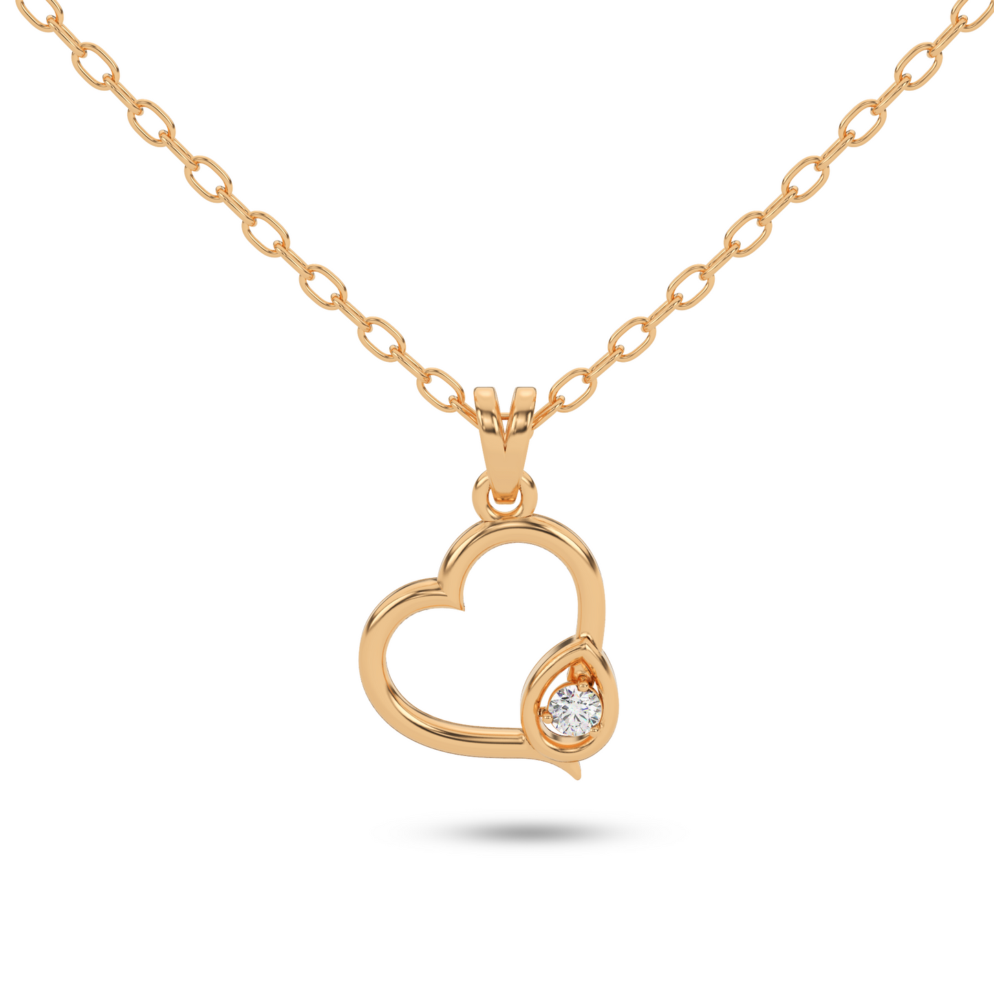 Shimmering Elegance Natural Diamond Pendant