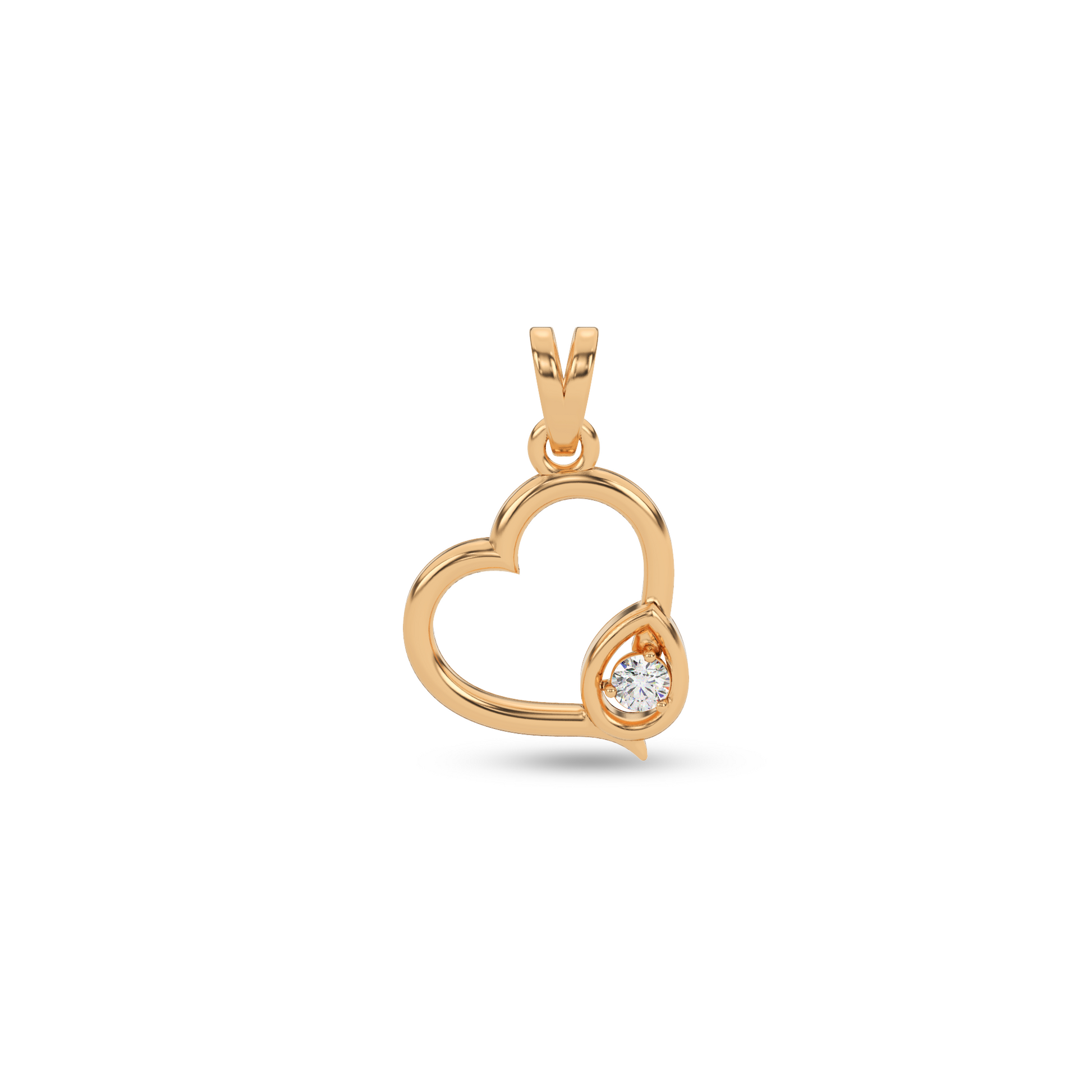14 Kt Yellow Gold Diamond Charms & Pendants