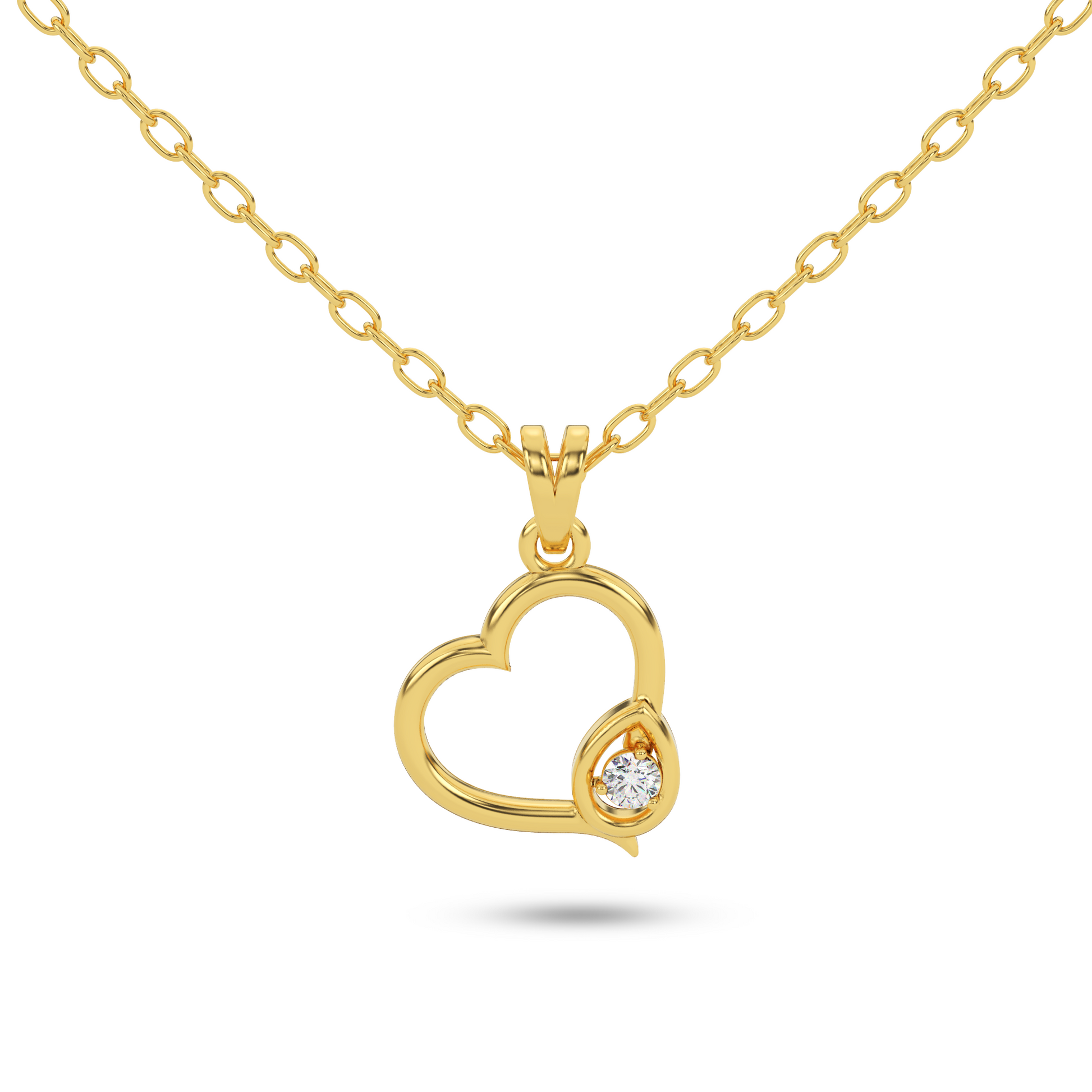 14 Kt Yellow Gold Diamond Charms & Pendants