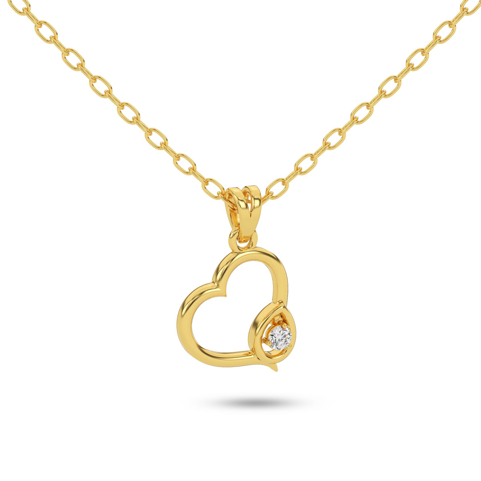 14 Kt Yellow Gold Diamond Charms & Pendants