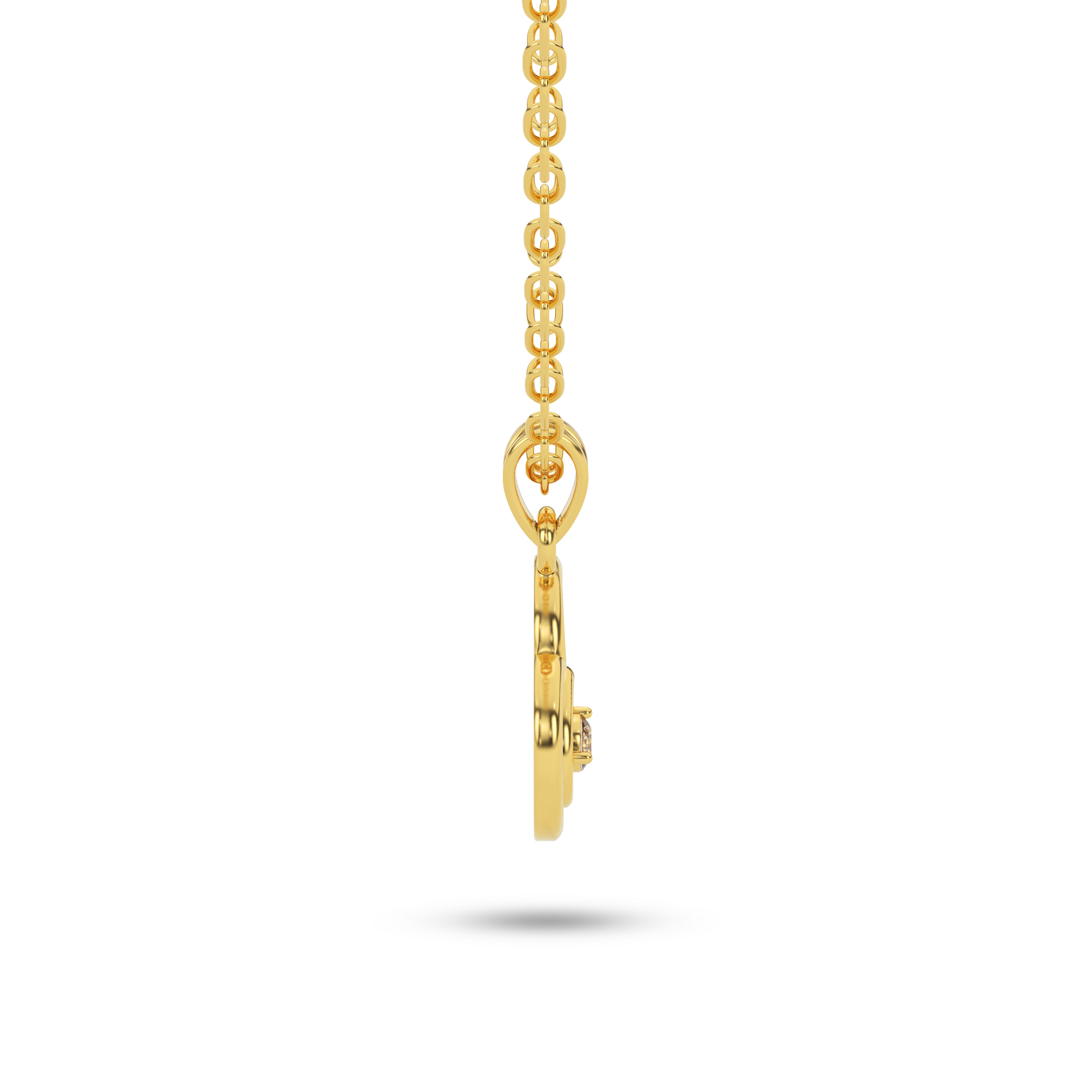 14 Kt Yellow Gold Diamond Charms & Pendants