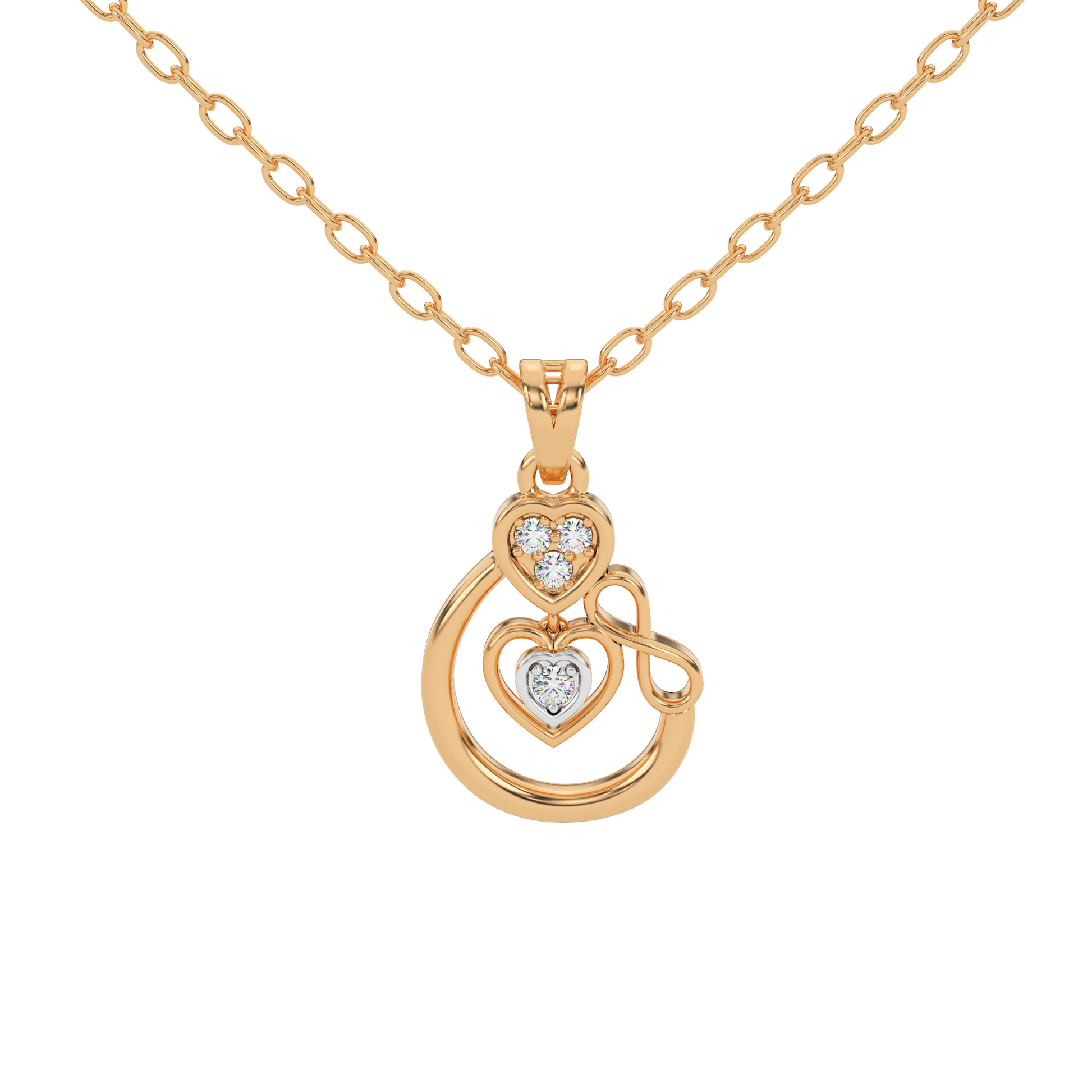 14 Kt Yellow Gold Diamond Charms & Pendants