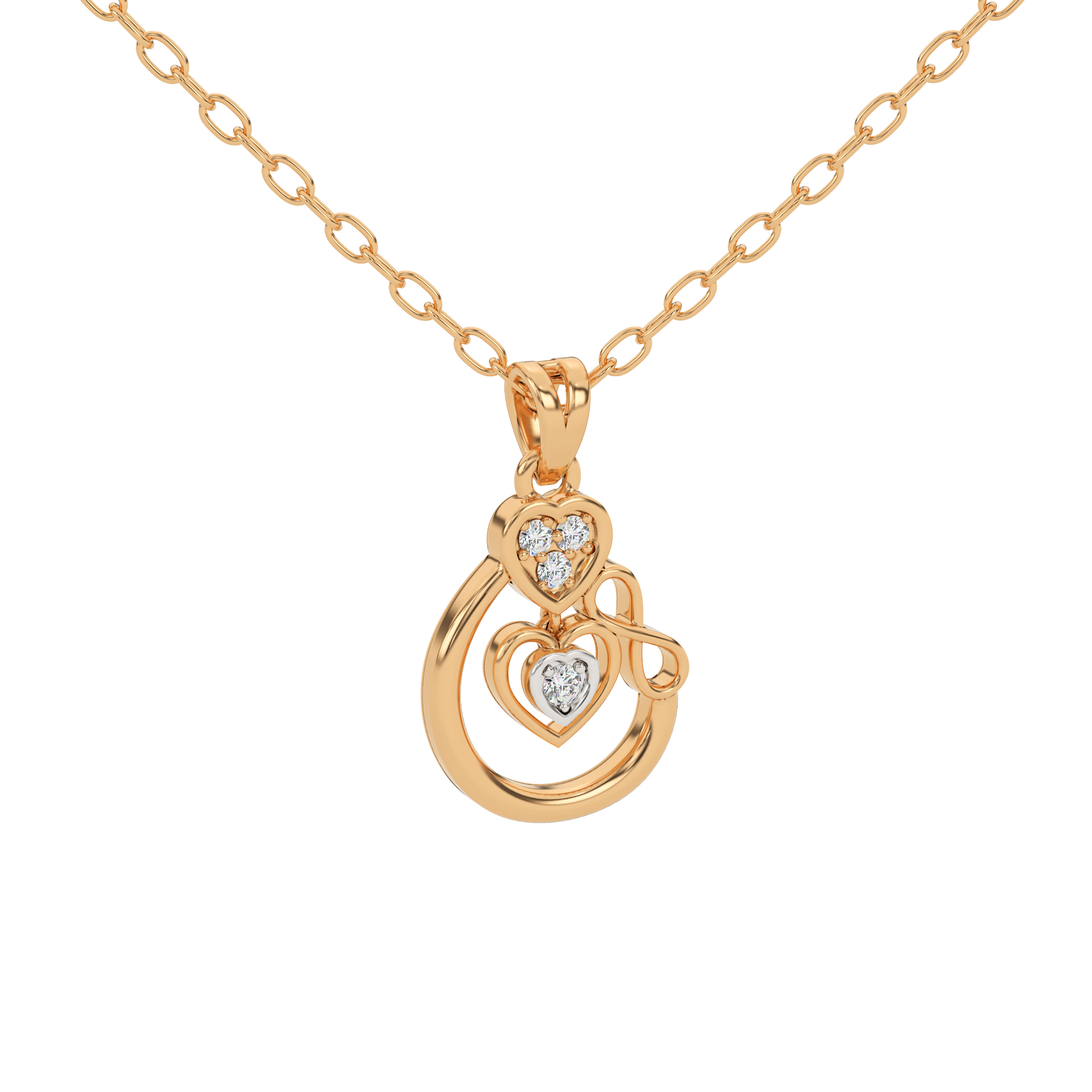 14 Kt Yellow Gold Diamond Charms & Pendants