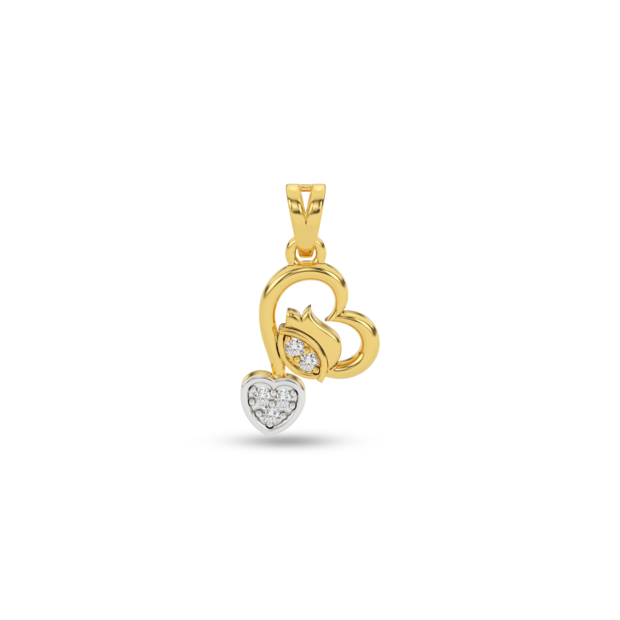 Glittering Treasure Natural Diamond Pendant