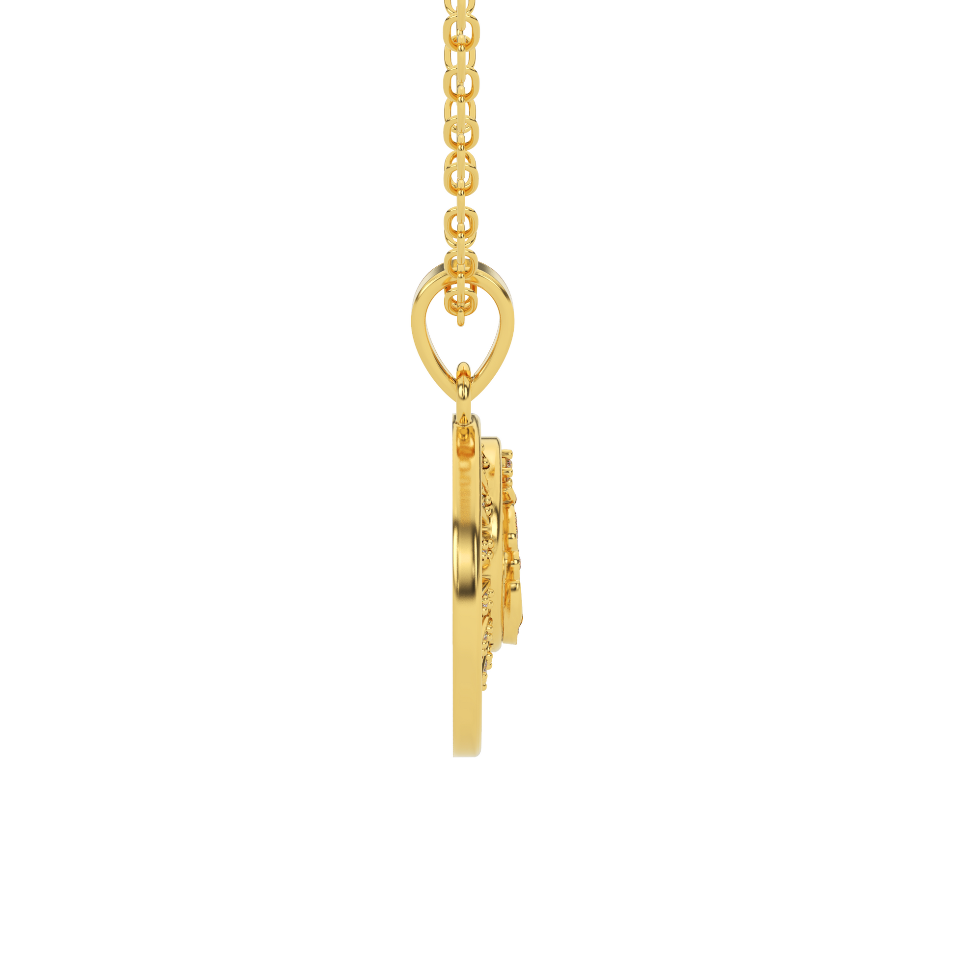 14 Kt Yellow Gold Diamond Charms & Pendants