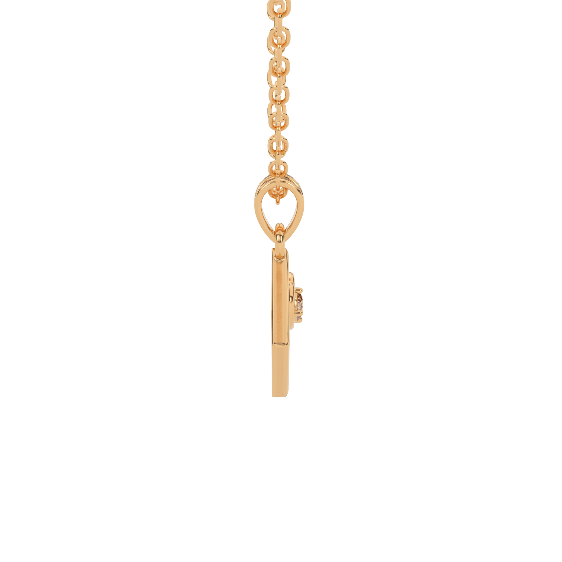 14 Kt Yellow Gold Diamond Charms & Pendants