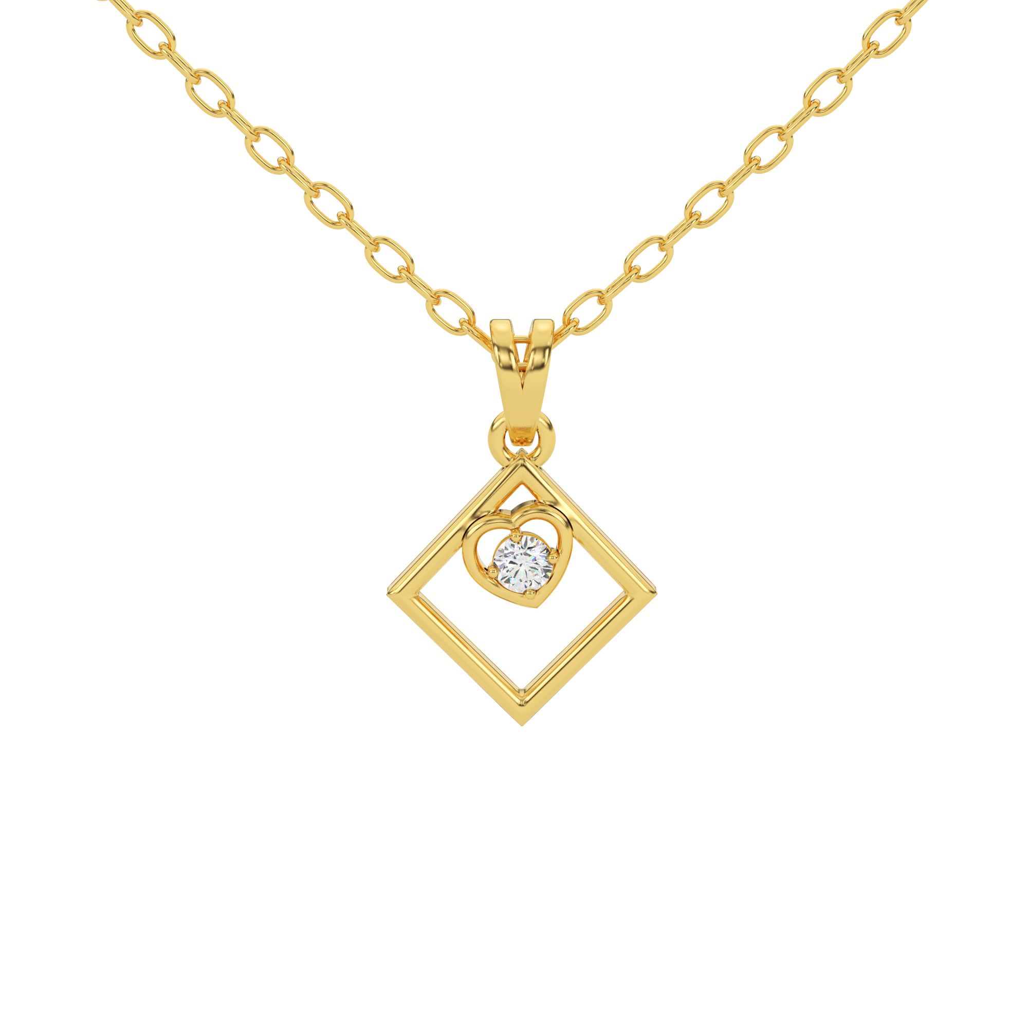 Timeless Beauty Natural Diamond Pendant