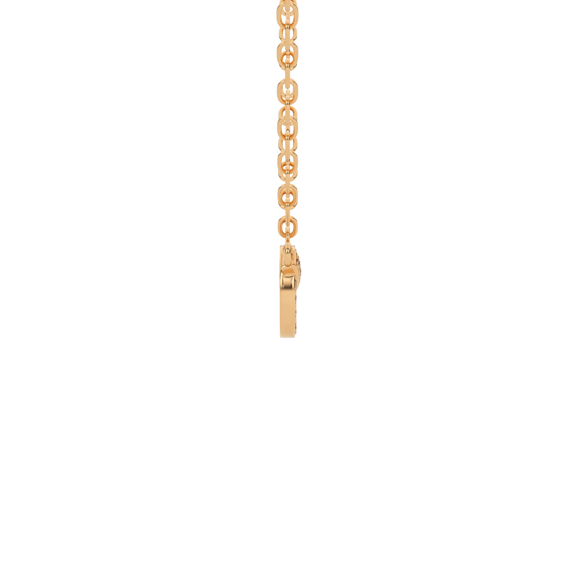 14 Kt Yellow Gold Diamond Charms & Pendants
