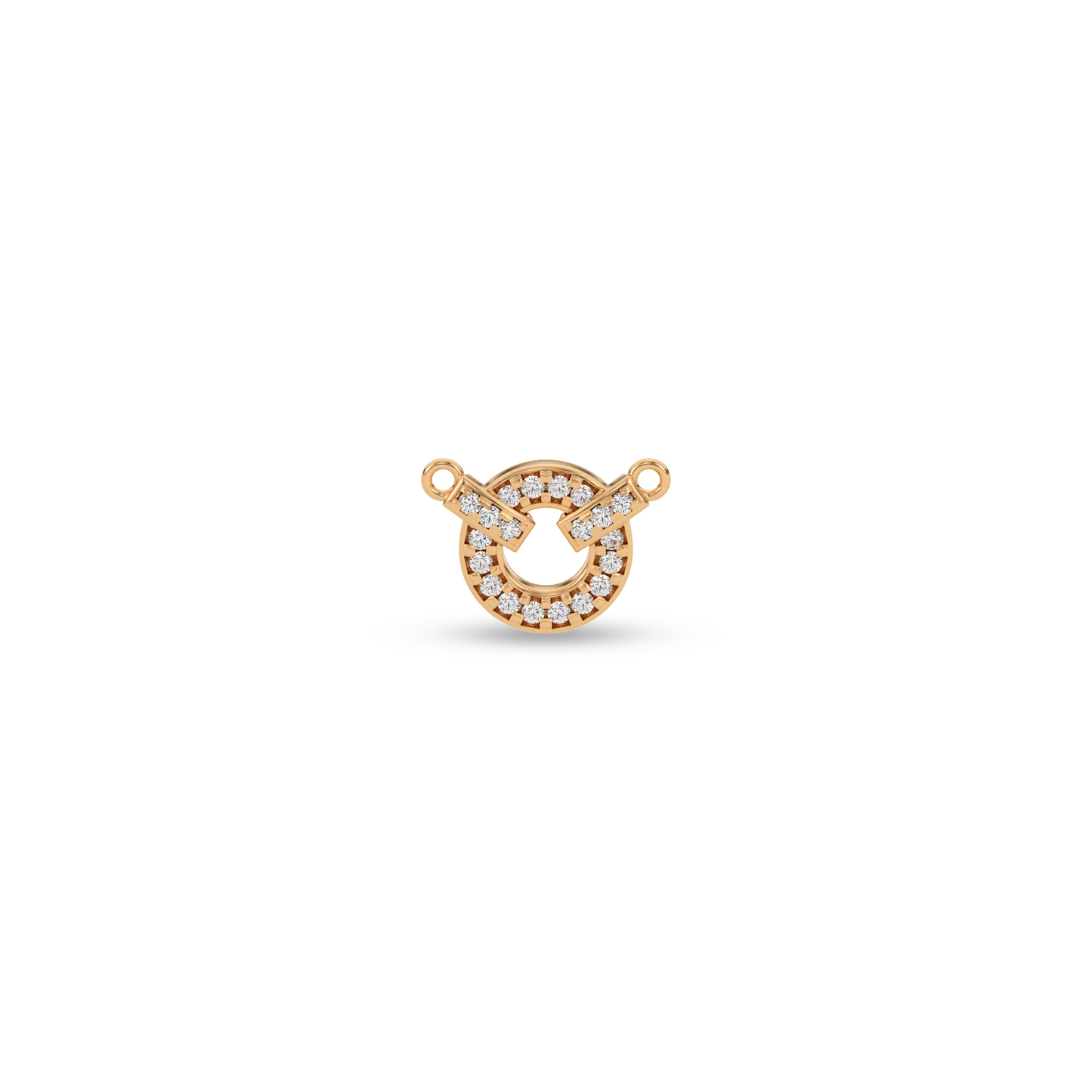 Golden Splendor Natural Diamond Pendant