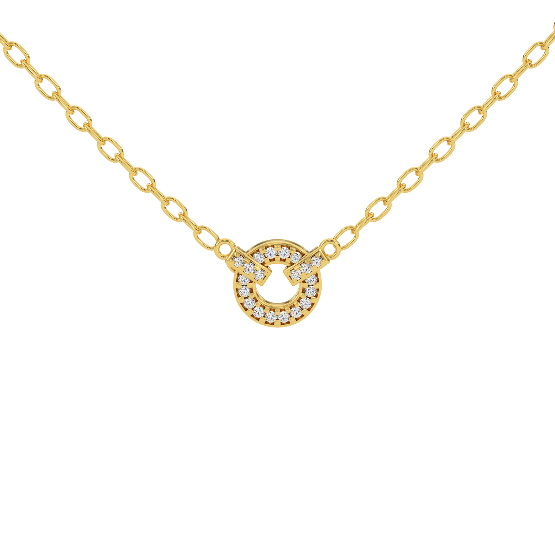 14 Kt Yellow Gold Diamond Charms & Pendants