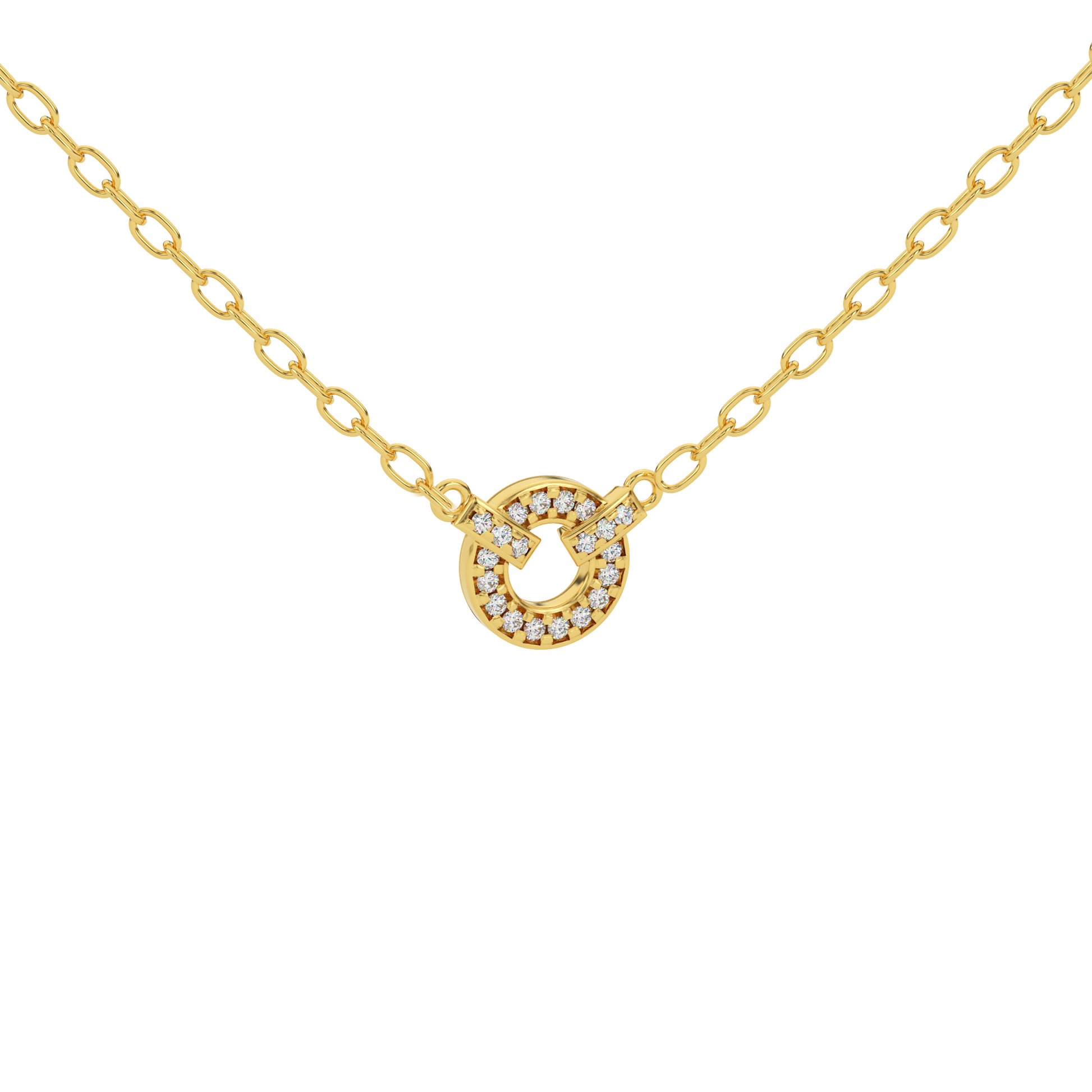 14 Kt Yellow Gold Diamond Charms & Pendants