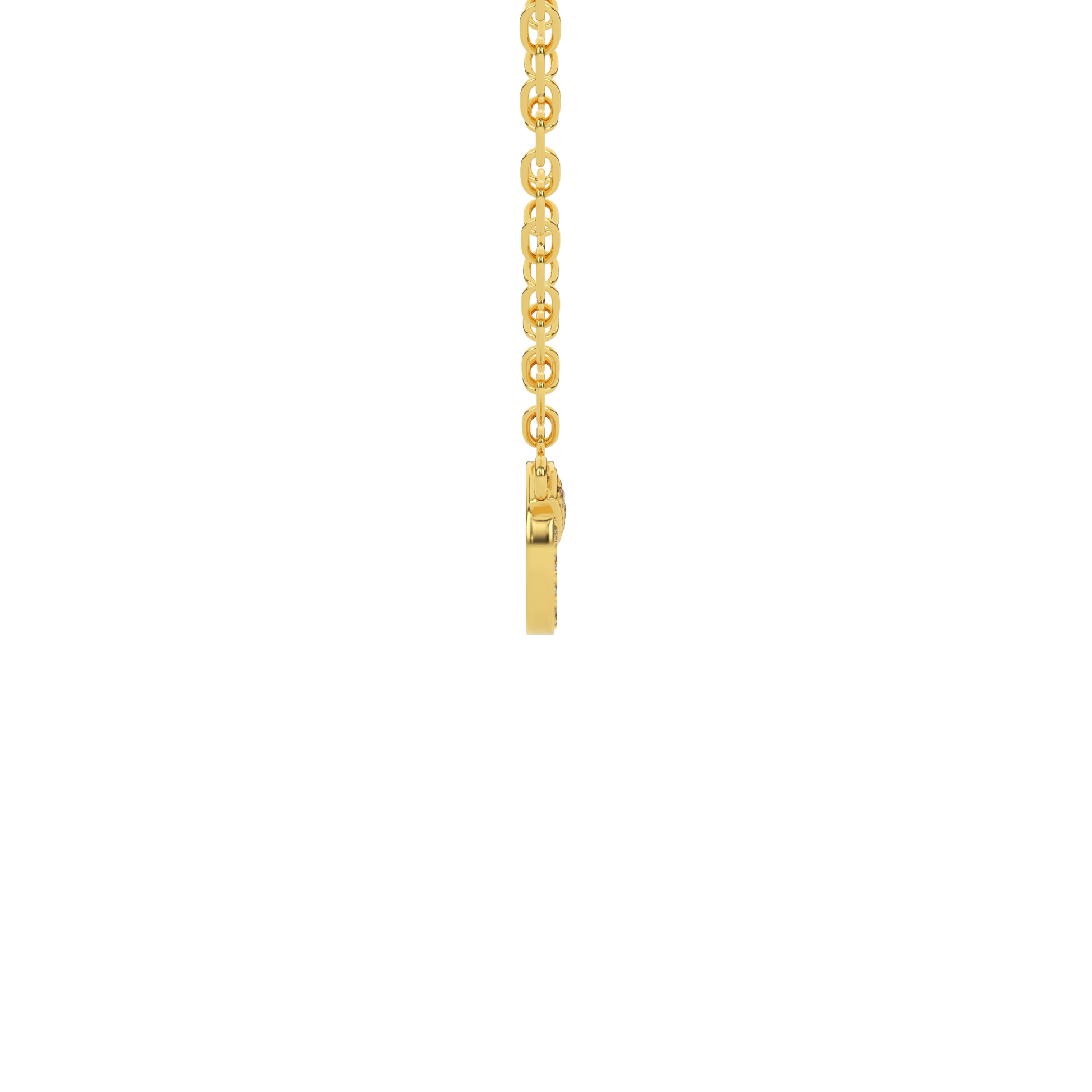 14 Kt Yellow Gold Diamond Charms & Pendants