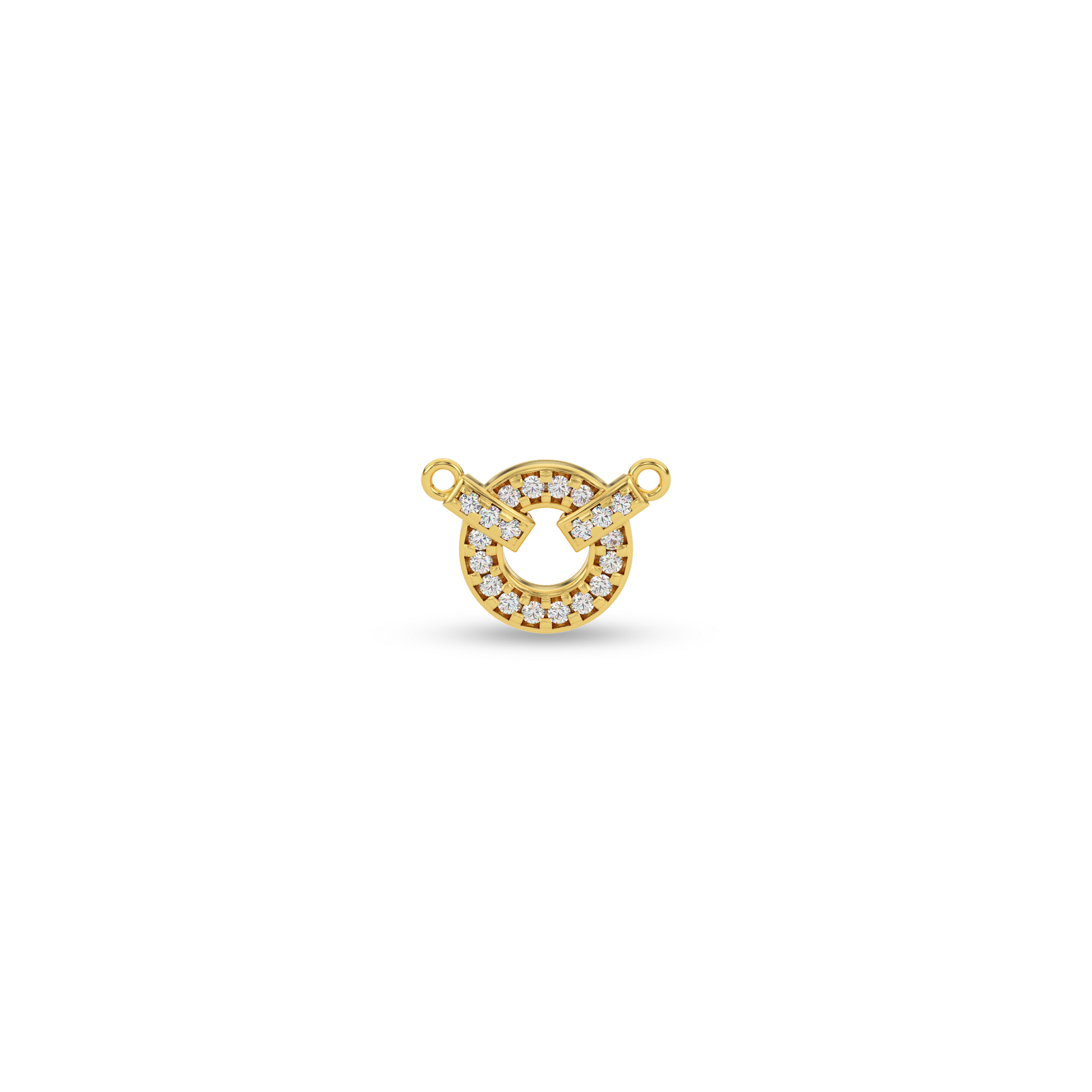 14 Kt Yellow Gold Diamond Charms & Pendants