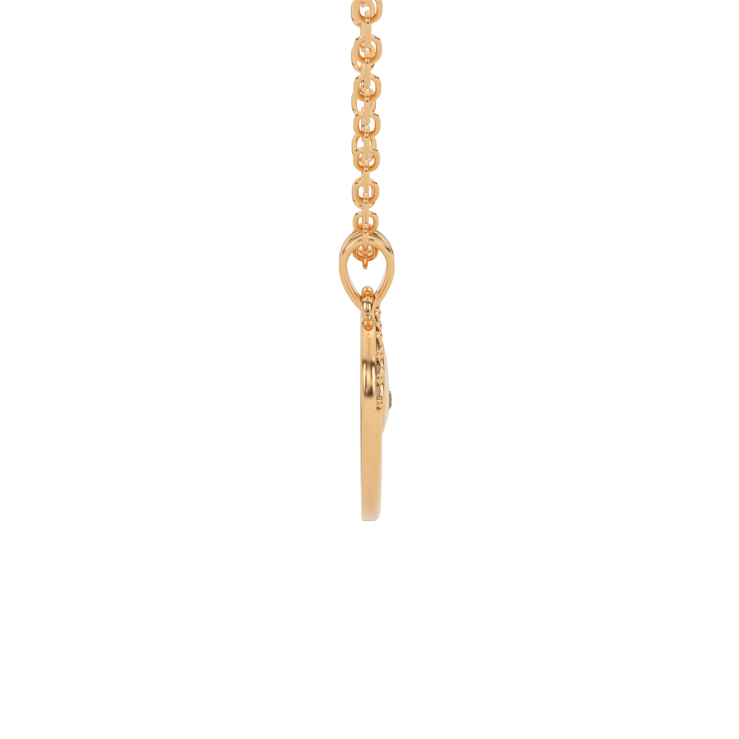 Sparkling Heart Natural Diamond Pendant