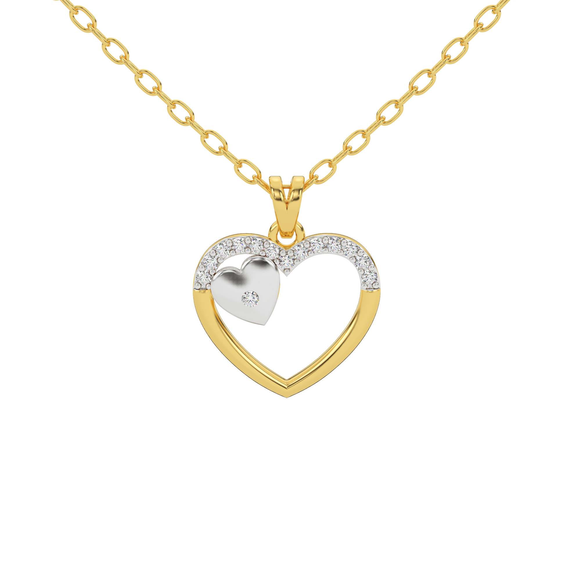 14 Kt Yellow Gold Diamond Charms & Pendants