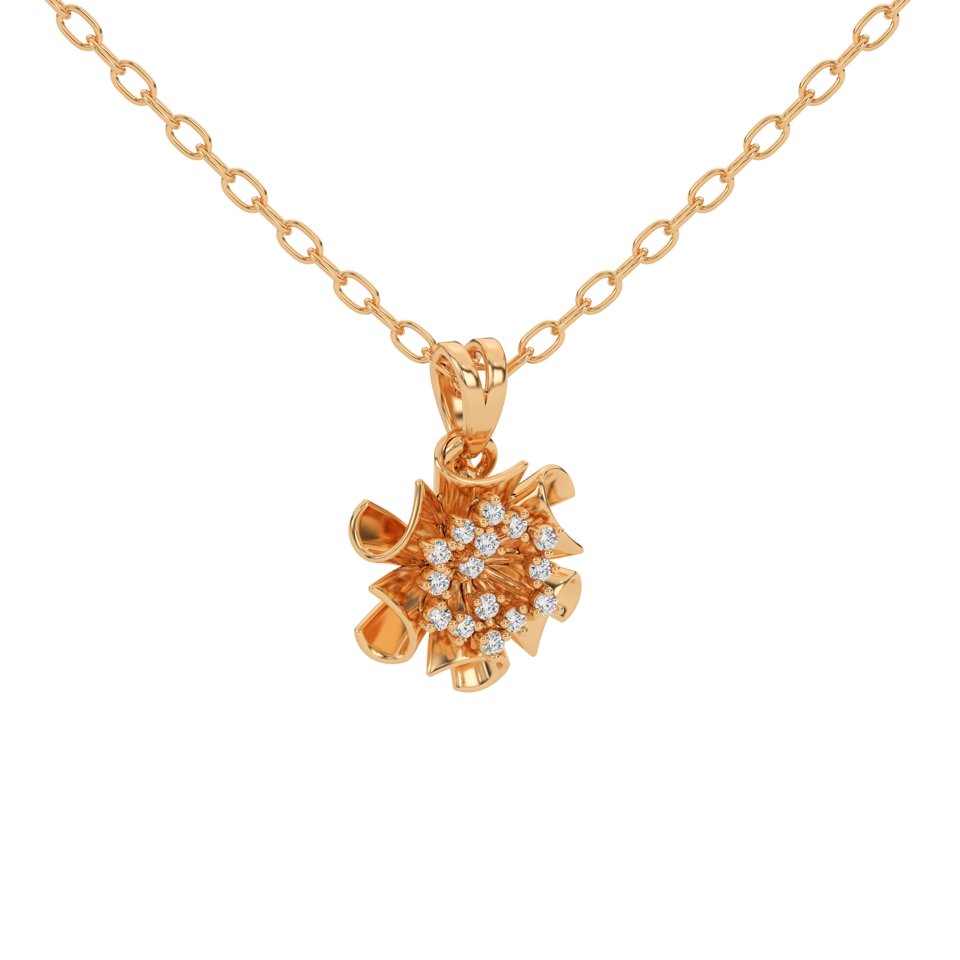 14 Kt Yellow Gold Diamond Charms & Pendants