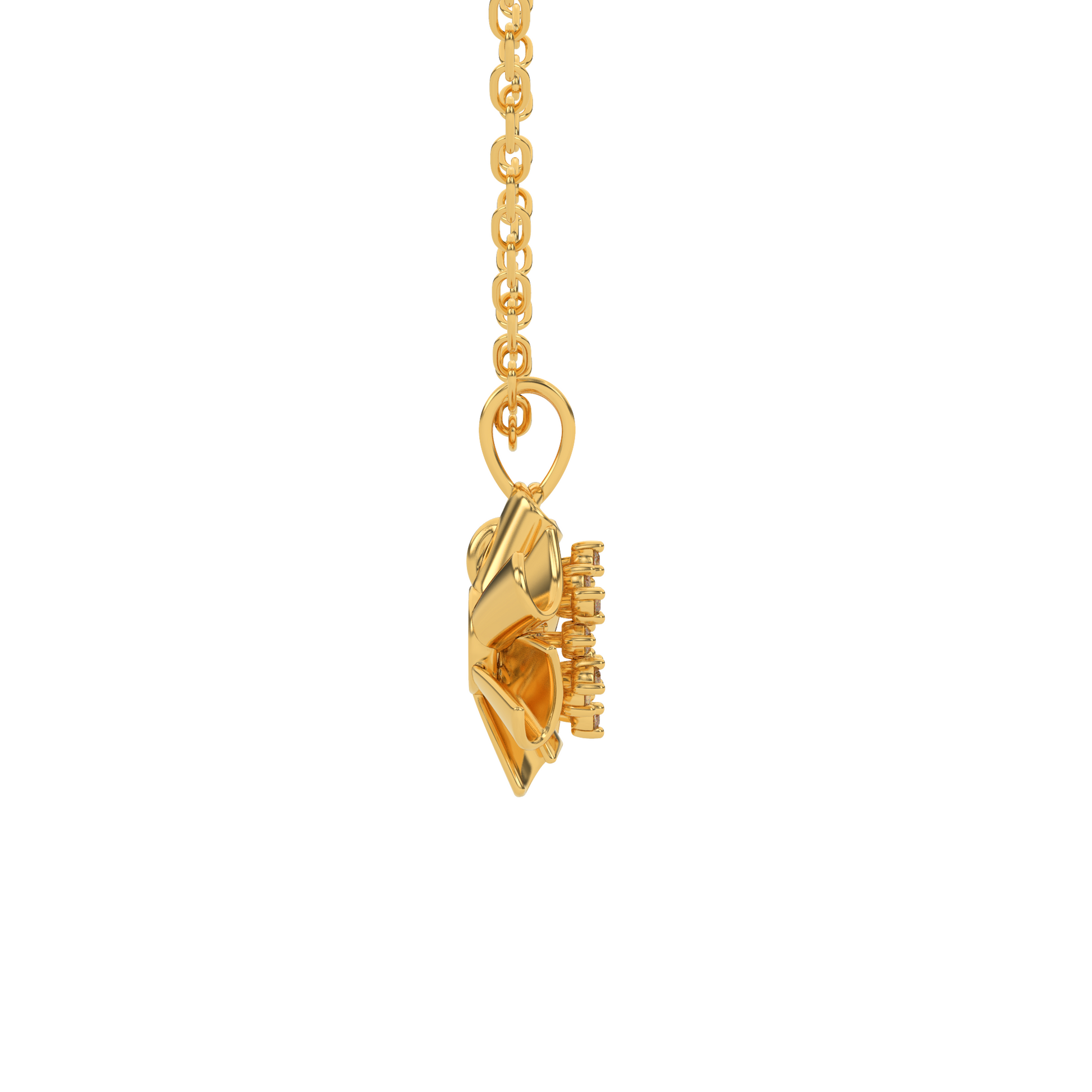 14 Kt Yellow Gold Diamond Charms & Pendants