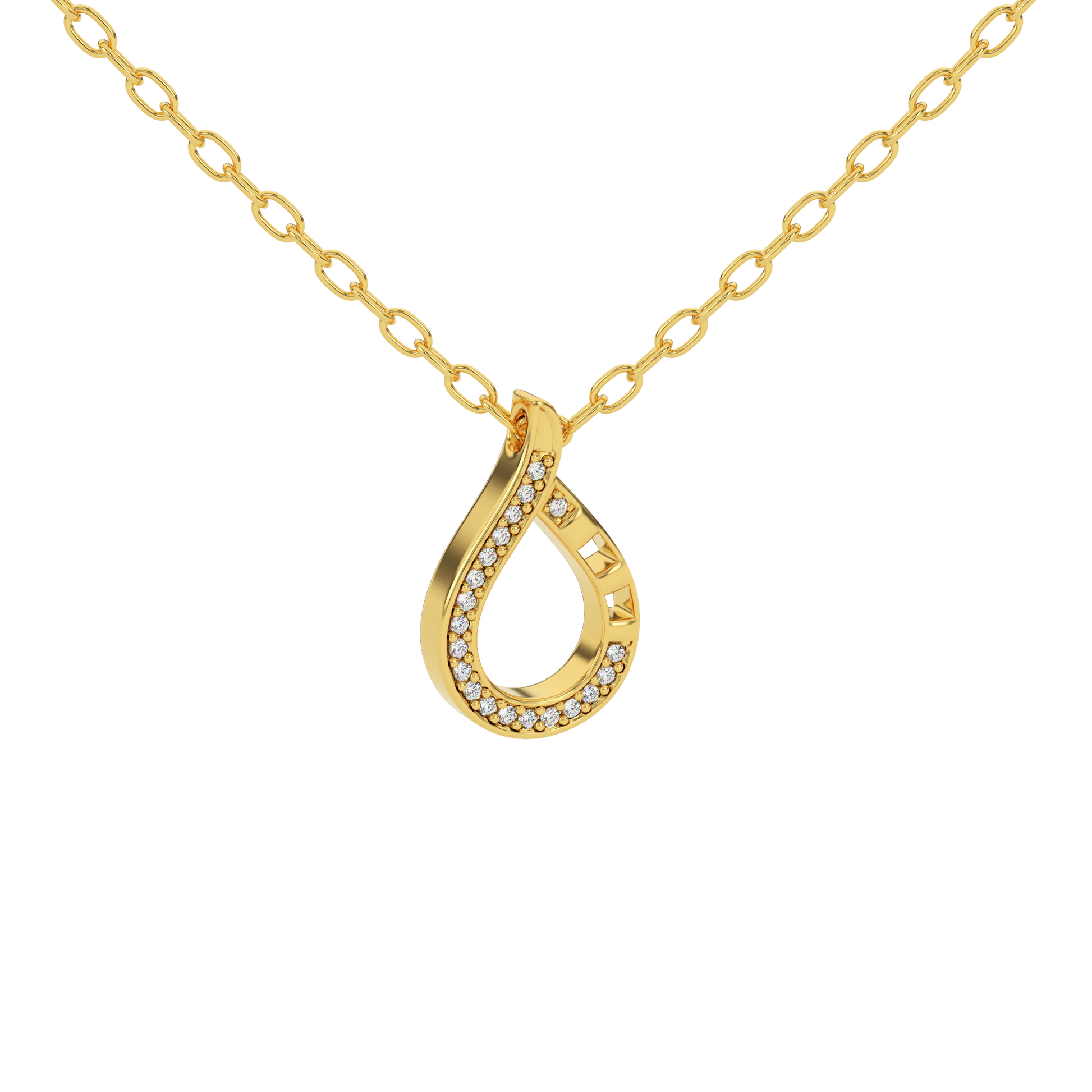 14 Kt Yellow Gold Diamond Charms & Pendants