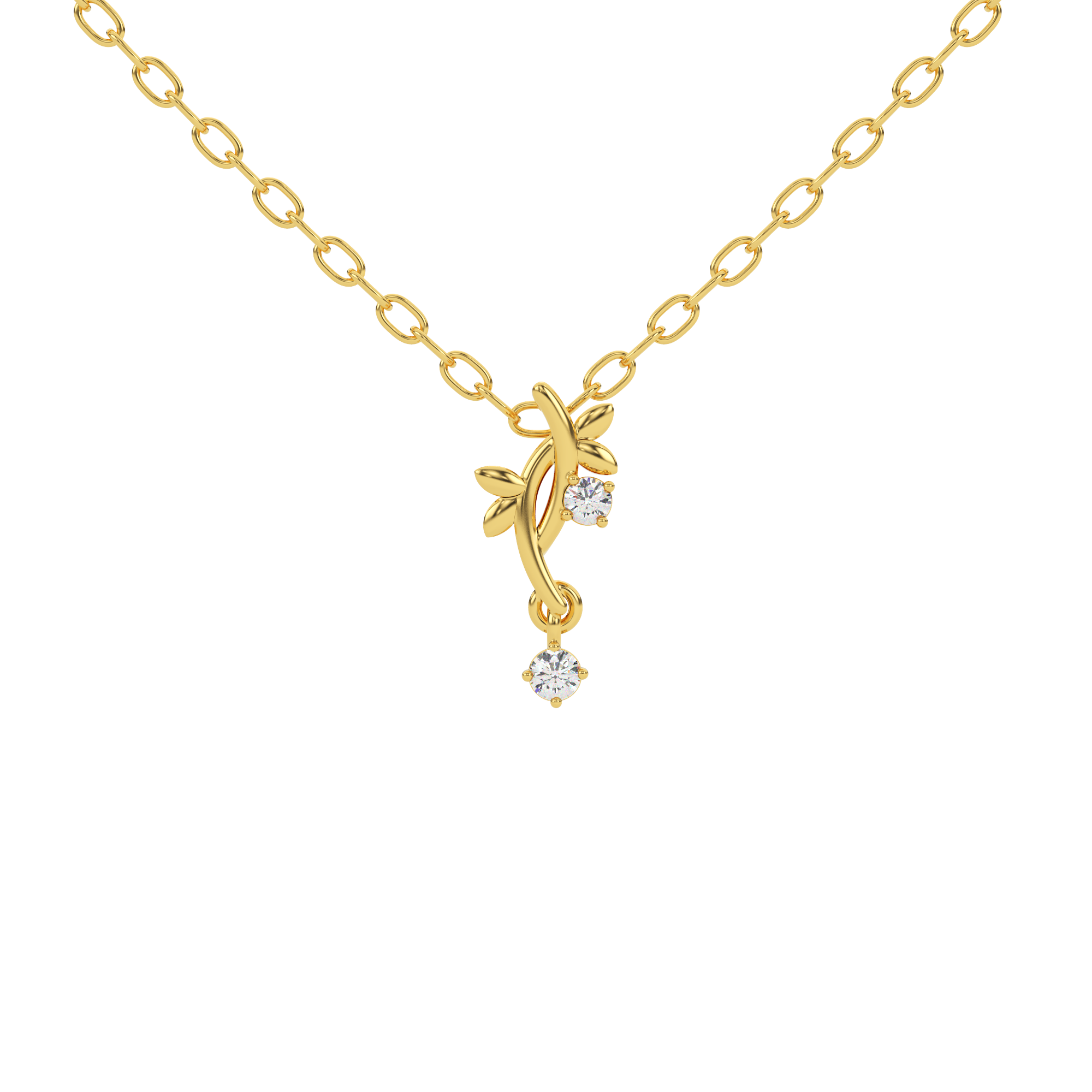 Timeless Harmony Natural Diamond Pendant