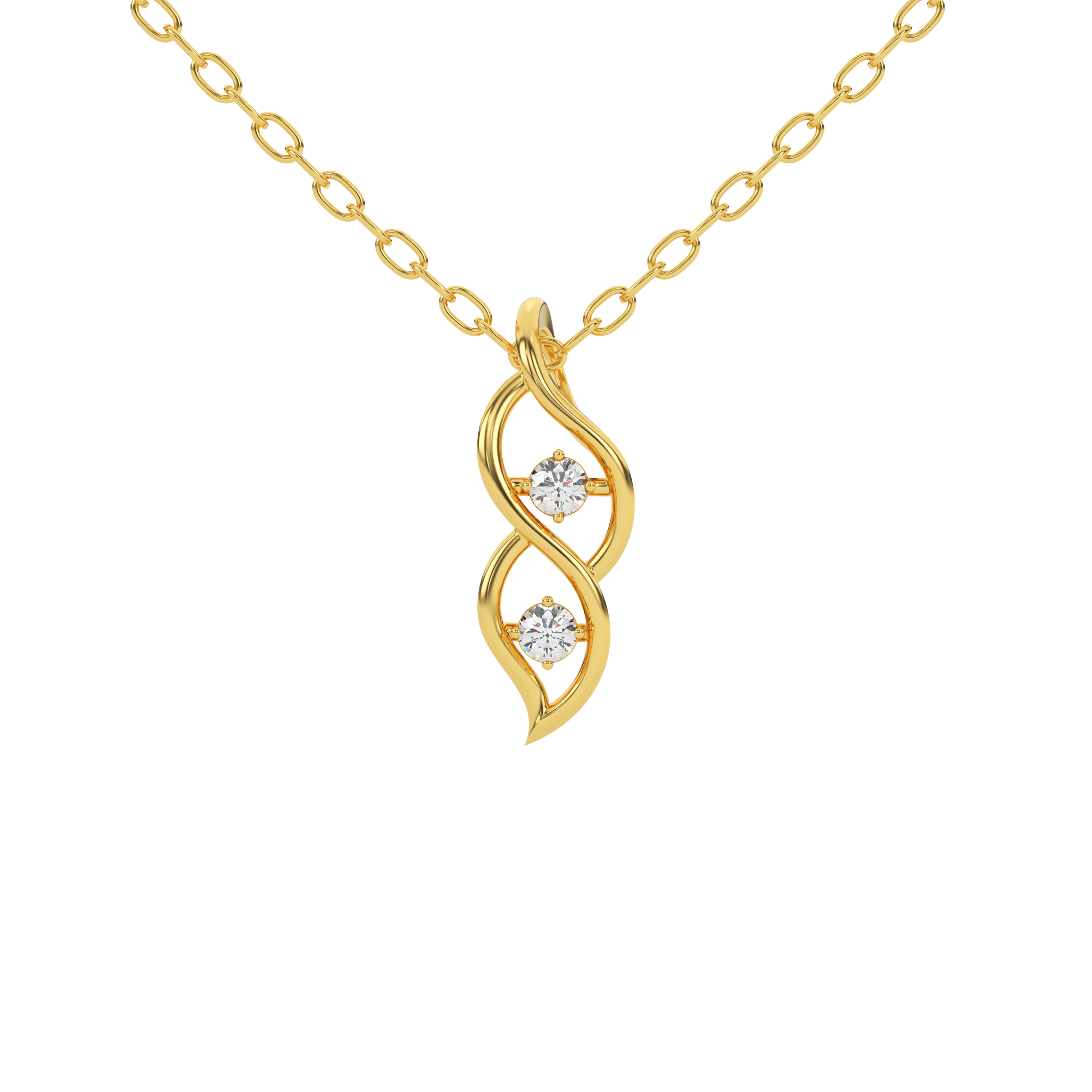 Sparkling Star Natural Diamond Pendant