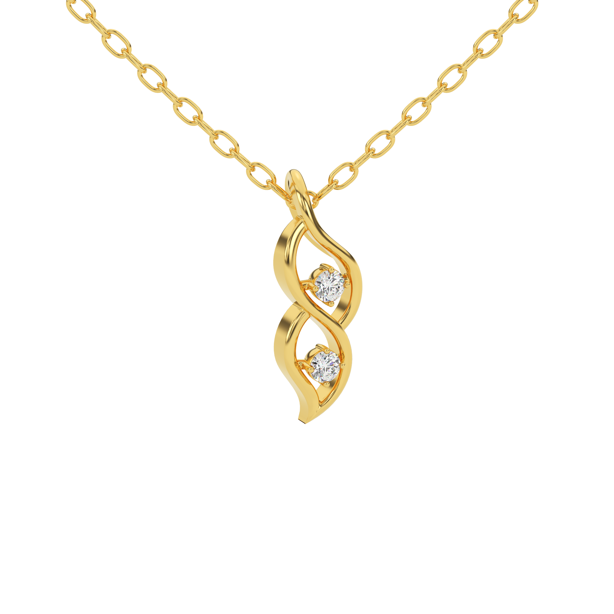 Sparkling Star Natural Diamond Pendant