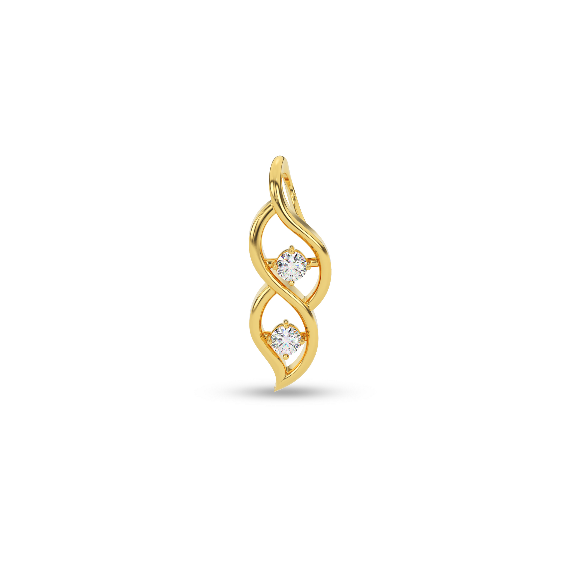 14 Kt Yellow Gold Diamond Charms & Pendants